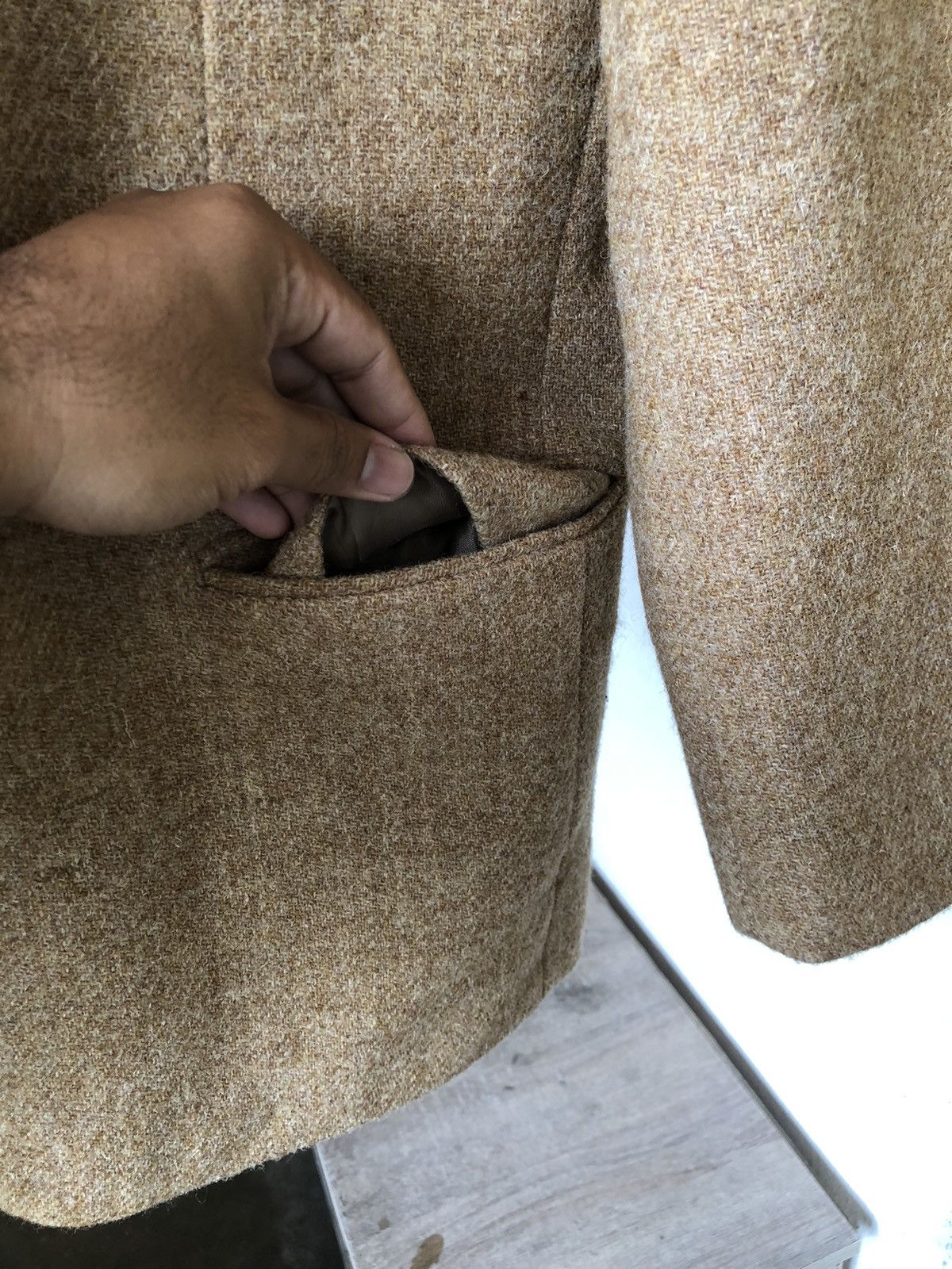 Harris Tweed Vintage East Boy Men x Harris Tweed Wool Blazer Jacket Size US M / EU 48-50 / 2 - 13 Thumbnail