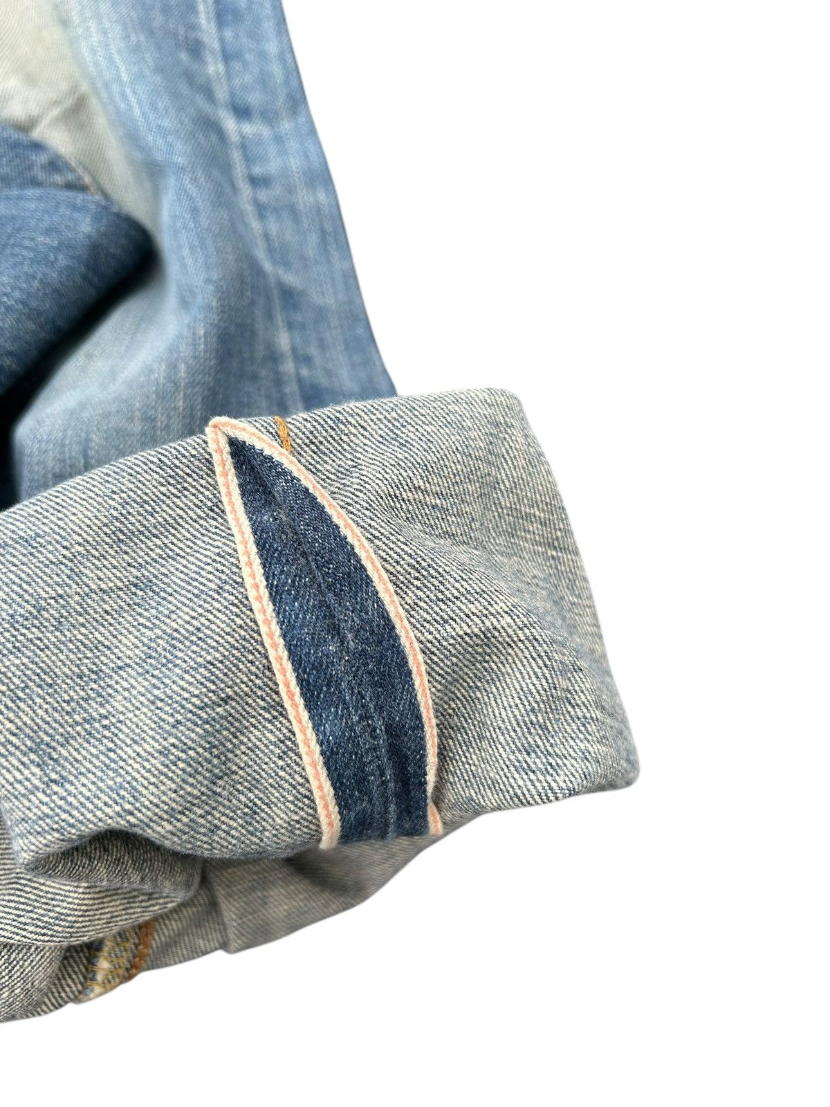 Japanese Brand × Kapital × Vintage Edwin Selvedge Baggy Mudwash Denim Jeans Vintage Size US 35 - 2 Thumbnail