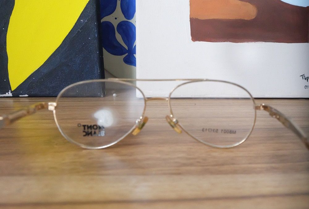 Montblanc Mont Blanc Aviator Glasses Made in Italy Size ONE SIZE - 6 Thumbnail