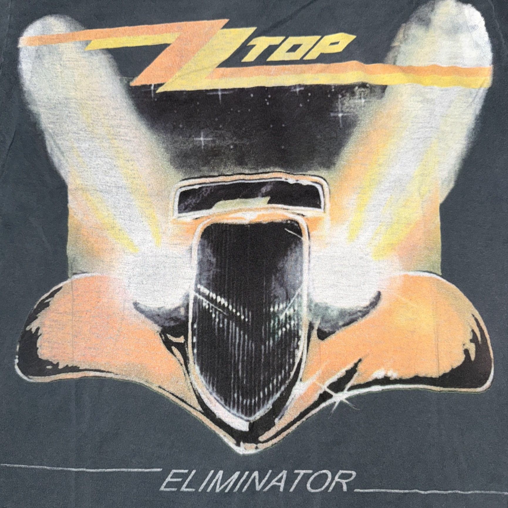 Vintage Riff Stars ZZ Top Band T-Shirt Mens Medium Gray Shirt Regular Size M Size US M / EU 48-50 / 2 - 2 Thumbnail