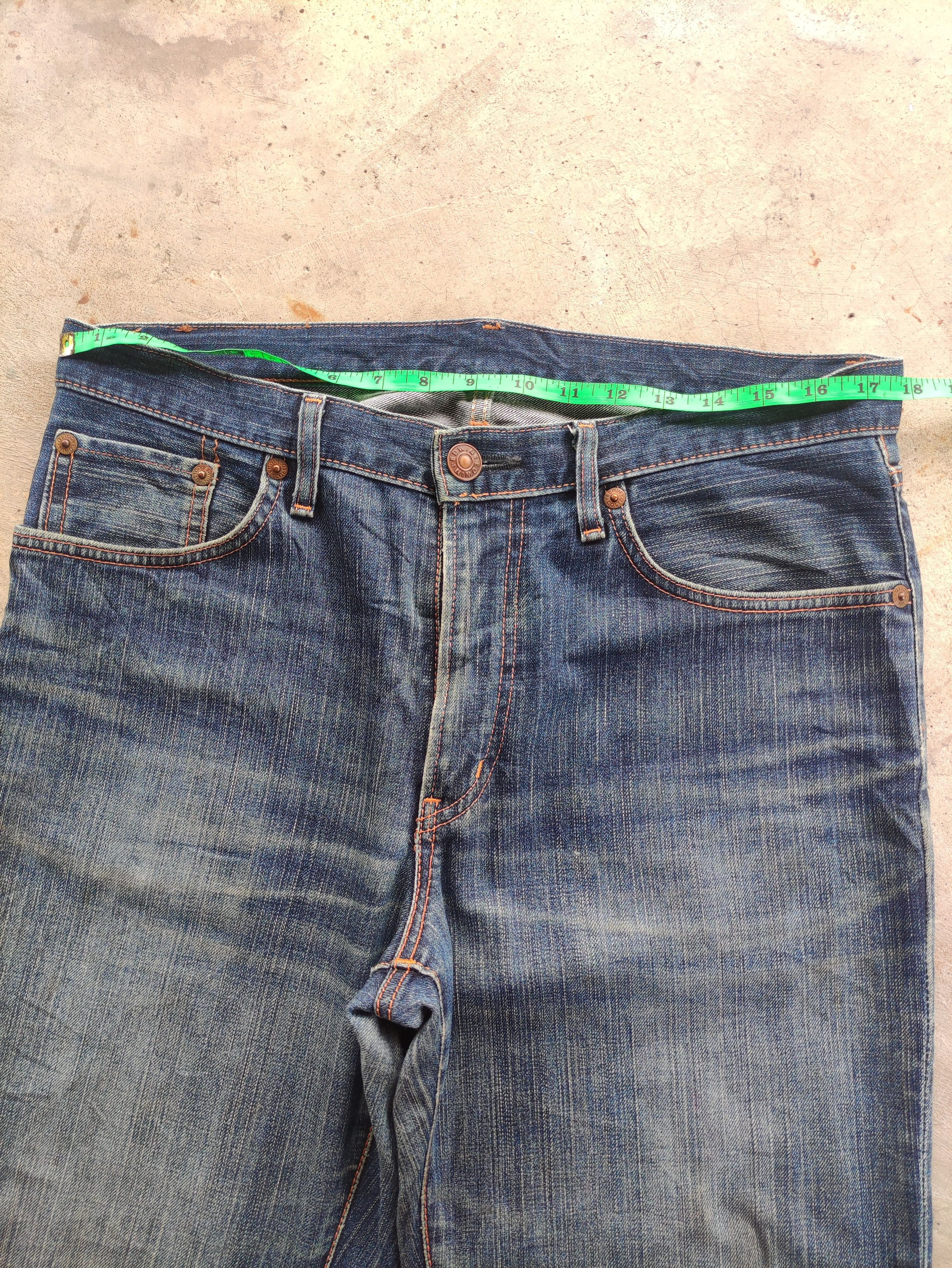 Edwin Vintage Edwin Japan Distressed Faded Denim W36 Size US 36 / EU 52 - 6 Thumbnail