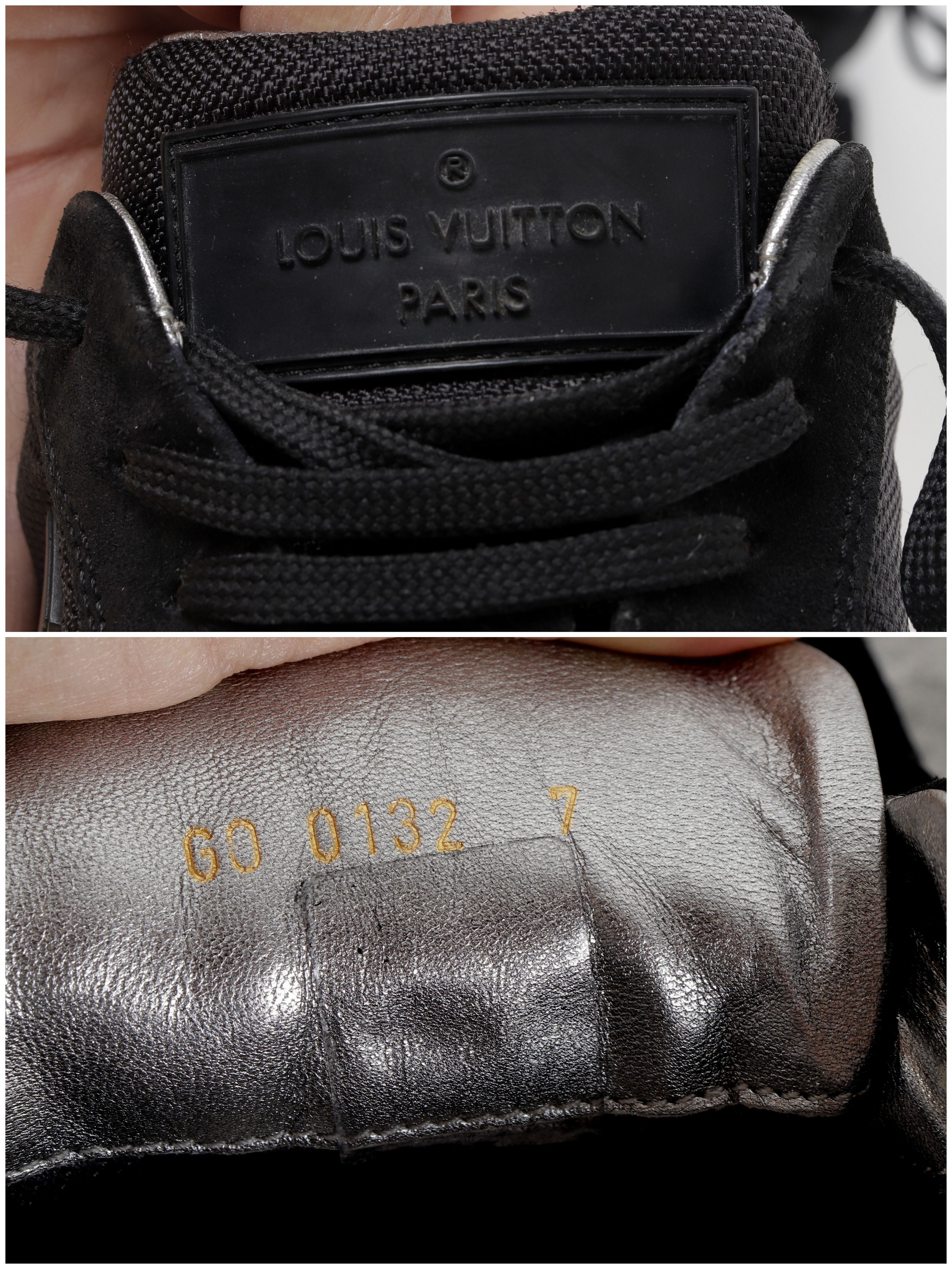 Louis Vuitton Louis Vuitton Big Logo Suede Mesh Black Sneakers Size US 8.5 / EU 41-42 - 6 Thumbnail