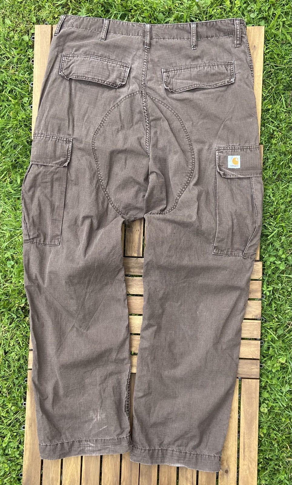 Carhartt 🟤 Carhartt Vintage Baggy Cargo Pants🟤 Size US 34 / EU 50 - 1 Thumbnail
