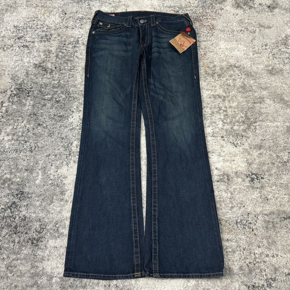 JNCO × True Religion × Vintage Vintage Y2K True Religion Billy wide leg flared baggy jeans Size US 34 / EU 50 - 2 Thumbnail