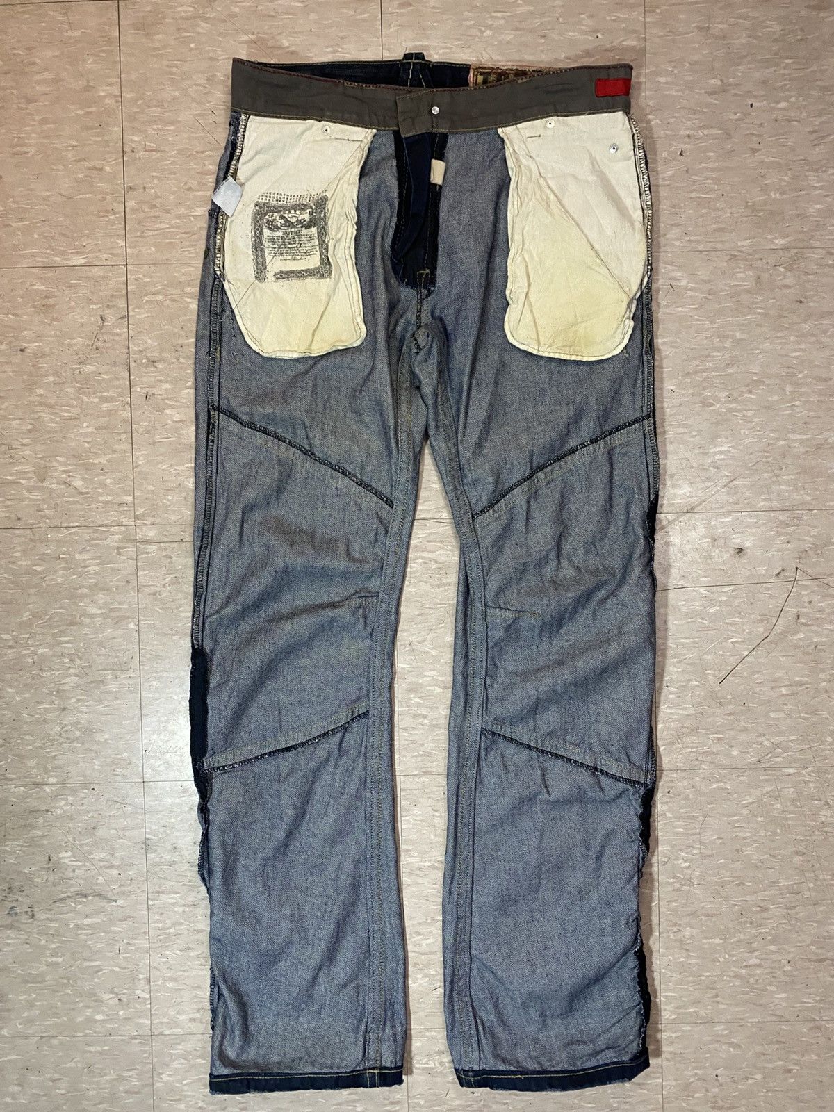 If Six Was Nine Tough jeansmith with leather belt Size US 34 / EU 50 - 5 Thumbnail