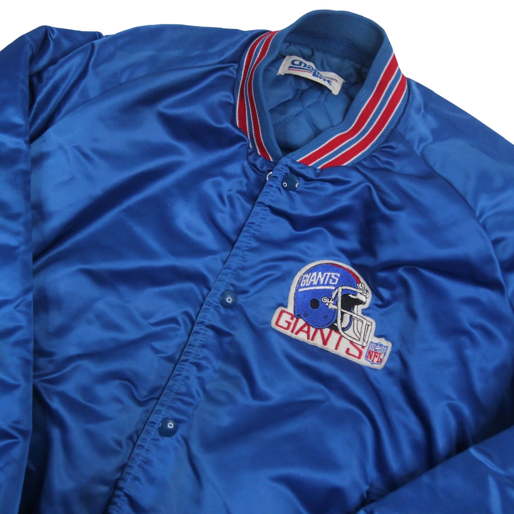 Chalk Line VINTAGE Chalk Line Mens XL New York Giants Satin Jacket Blue Size US XL / EU 56 / 4 - 2 Thumbnail