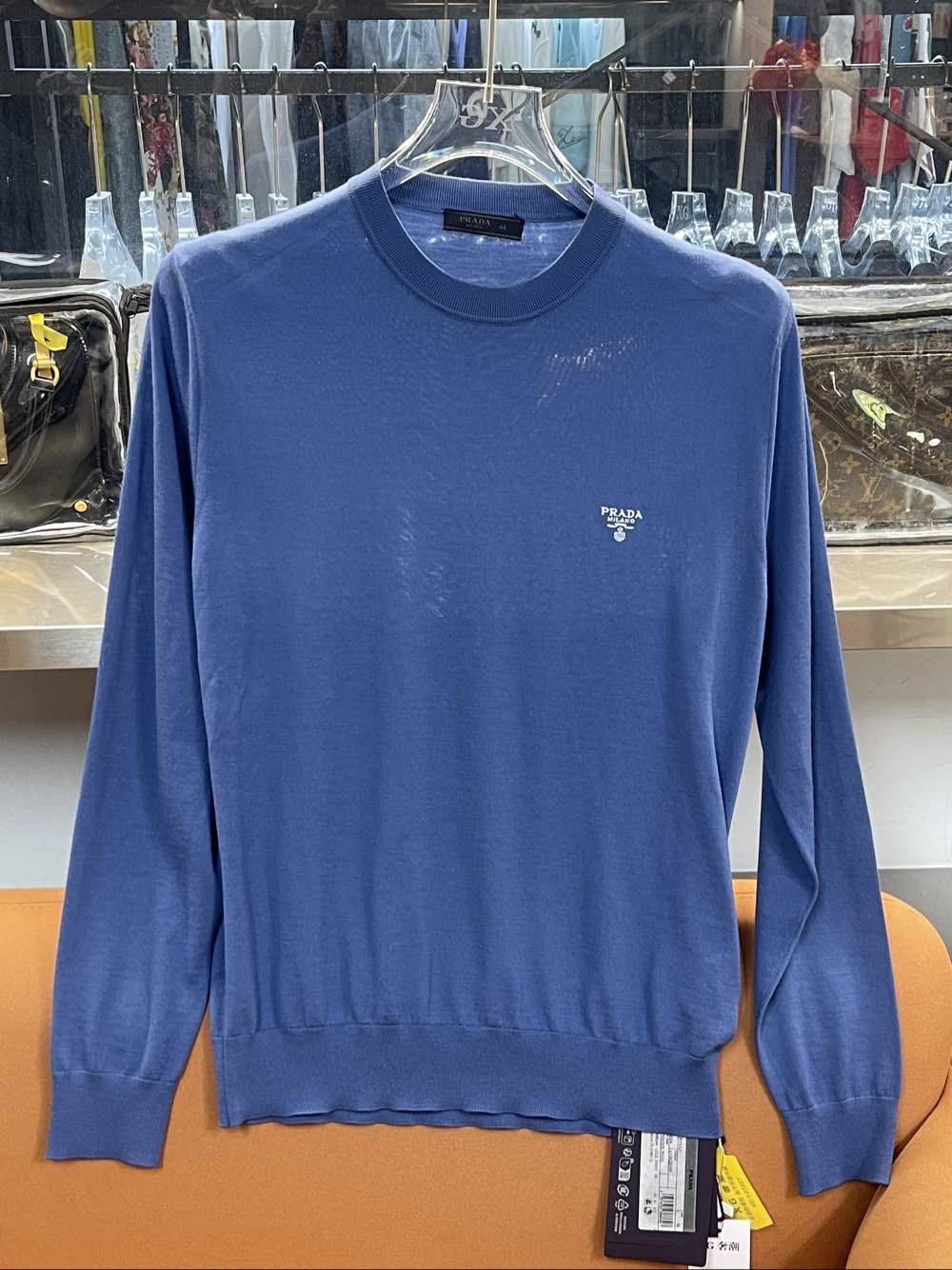 Prada Prada Logo Embroidery Sweater Size S Size US S / EU 44-46 / 1 - 1 Thumbnail