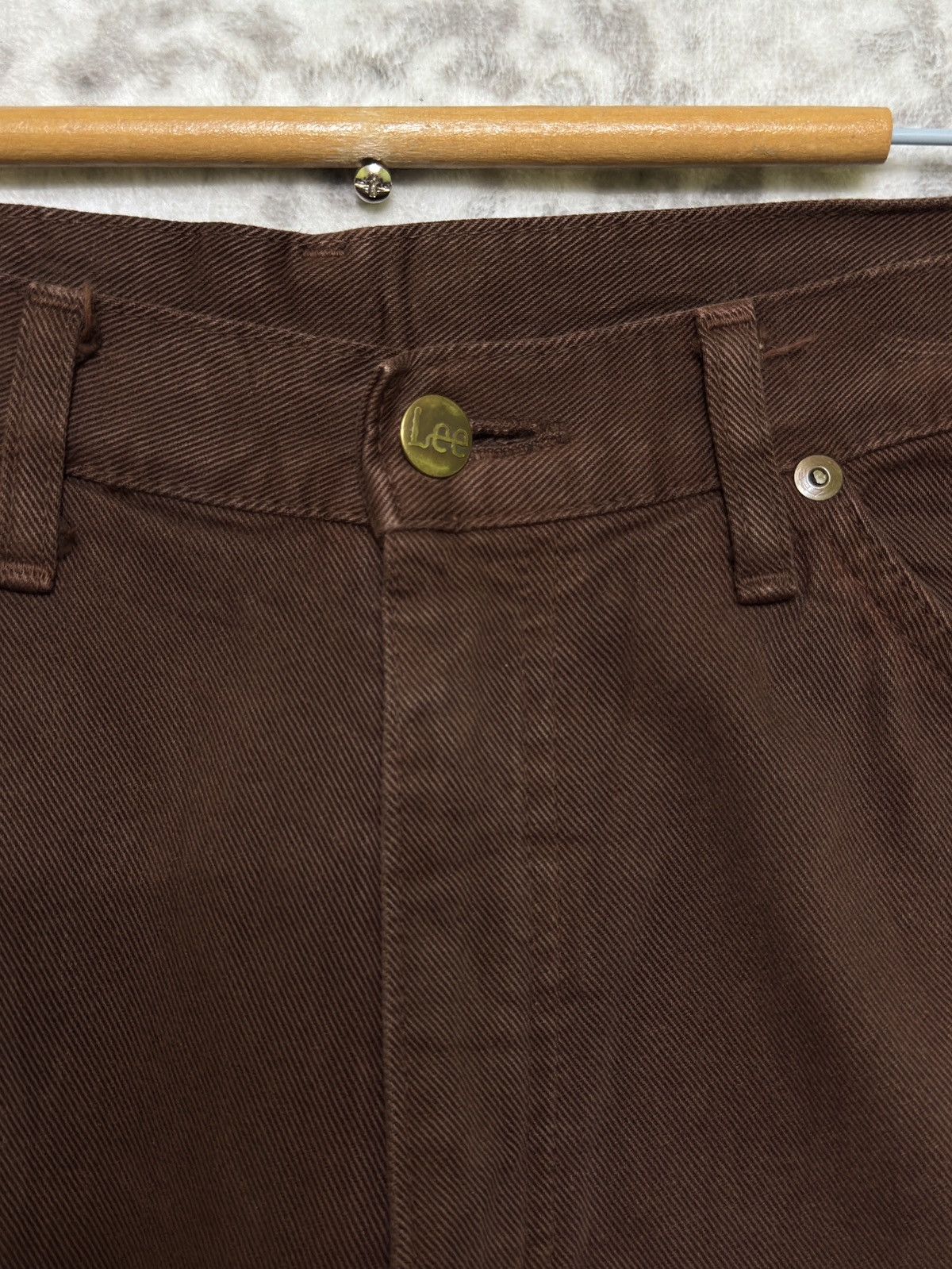 Lee Flared Miss Lee Bootcut Brown Usa Denim Jeans Size US 27 - 8 Thumbnail