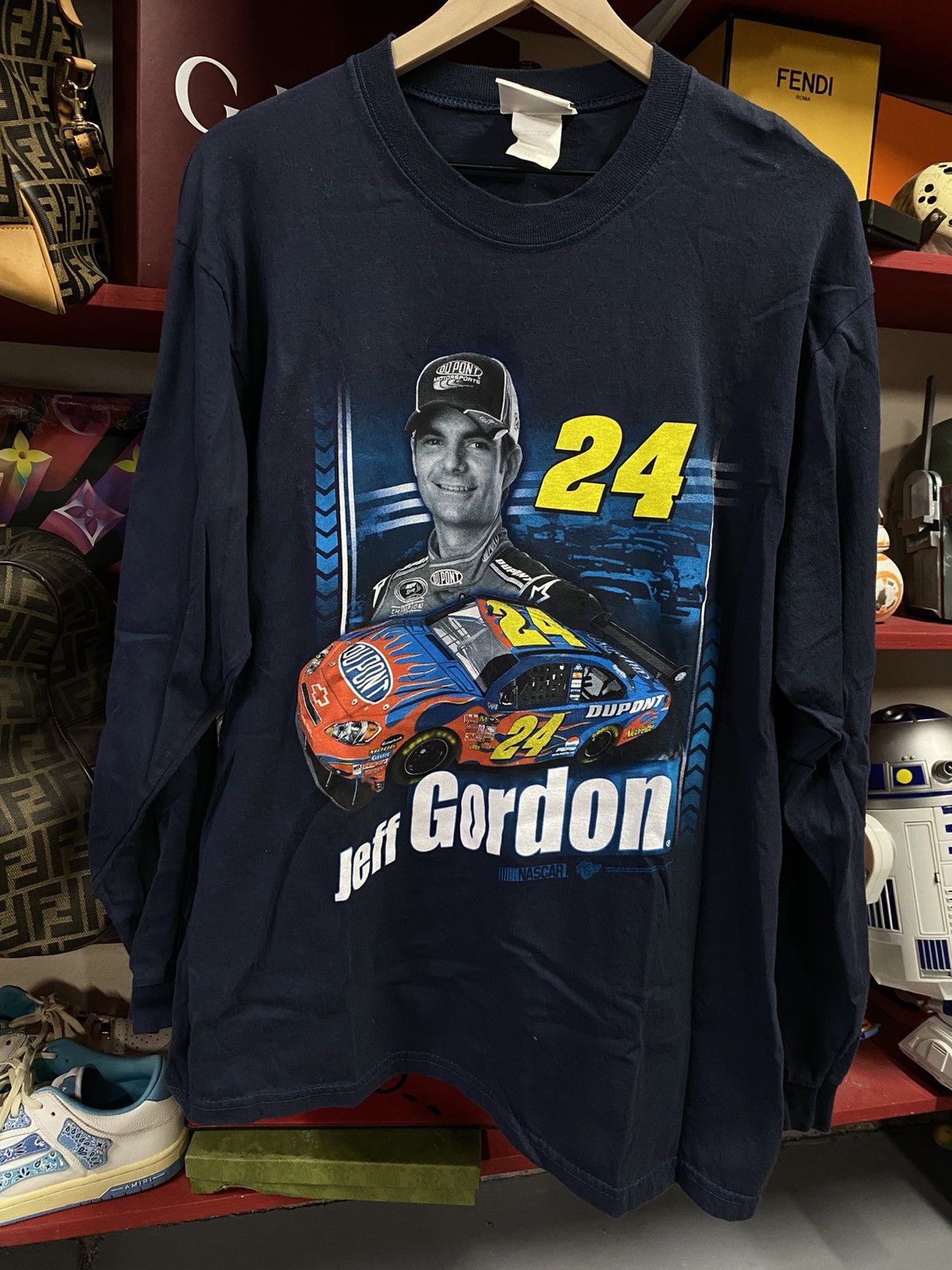 NASCAR × Vintage Vintage 00’ Nascar Racer Long Sleeve Tee Shirt XLarge Size US XL / EU 56 / 4 - 1 Thumbnail