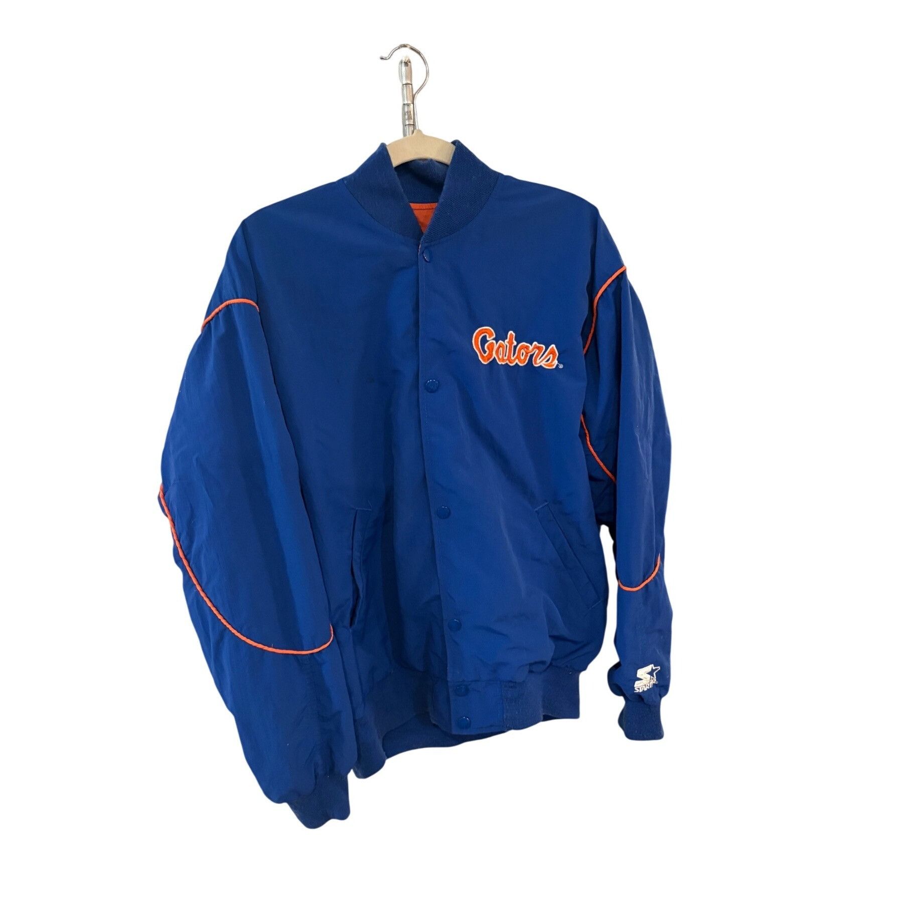 Starter Vintage 80s Starter Florida Gators NCAA Button Down Bomber J Size US L / EU 52-54 / 3 - 3 Thumbnail