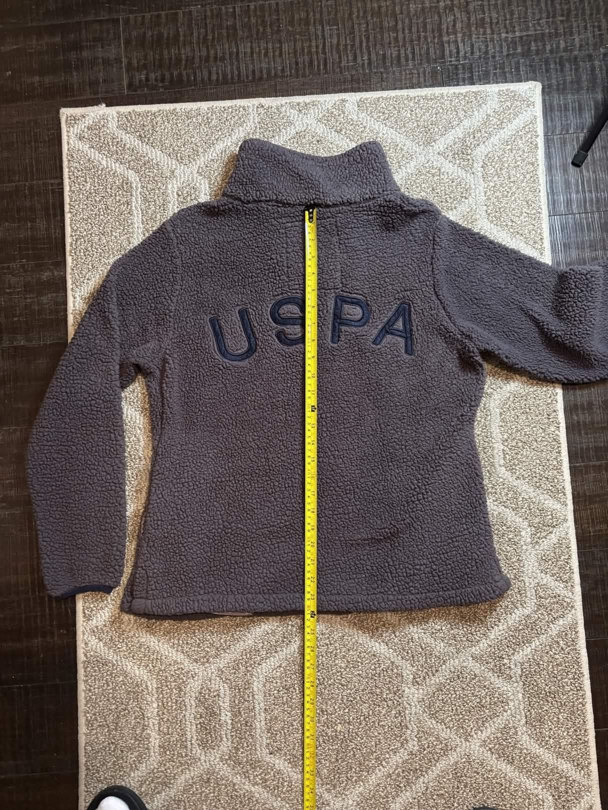 U.S. Polo Assn. 00s U.S. Polo Assn. Sherpa Quarter Zip Jacket Size M / US 6-8 / IT 42-44 - 5 Thumbnail