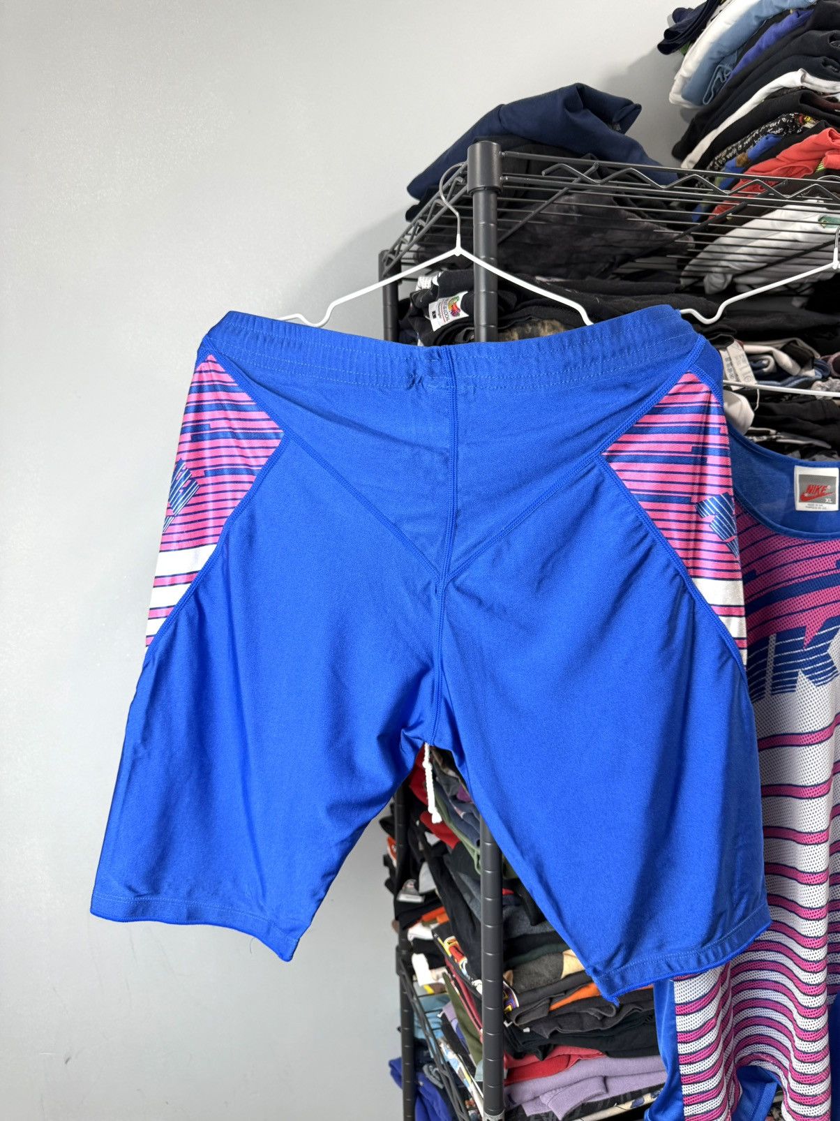 Nike Vintage 80-90’s Nike Full Set Bicycle Jersey T Shirt Shorts Size US XL / EU 56 / 4 - 14 Thumbnail