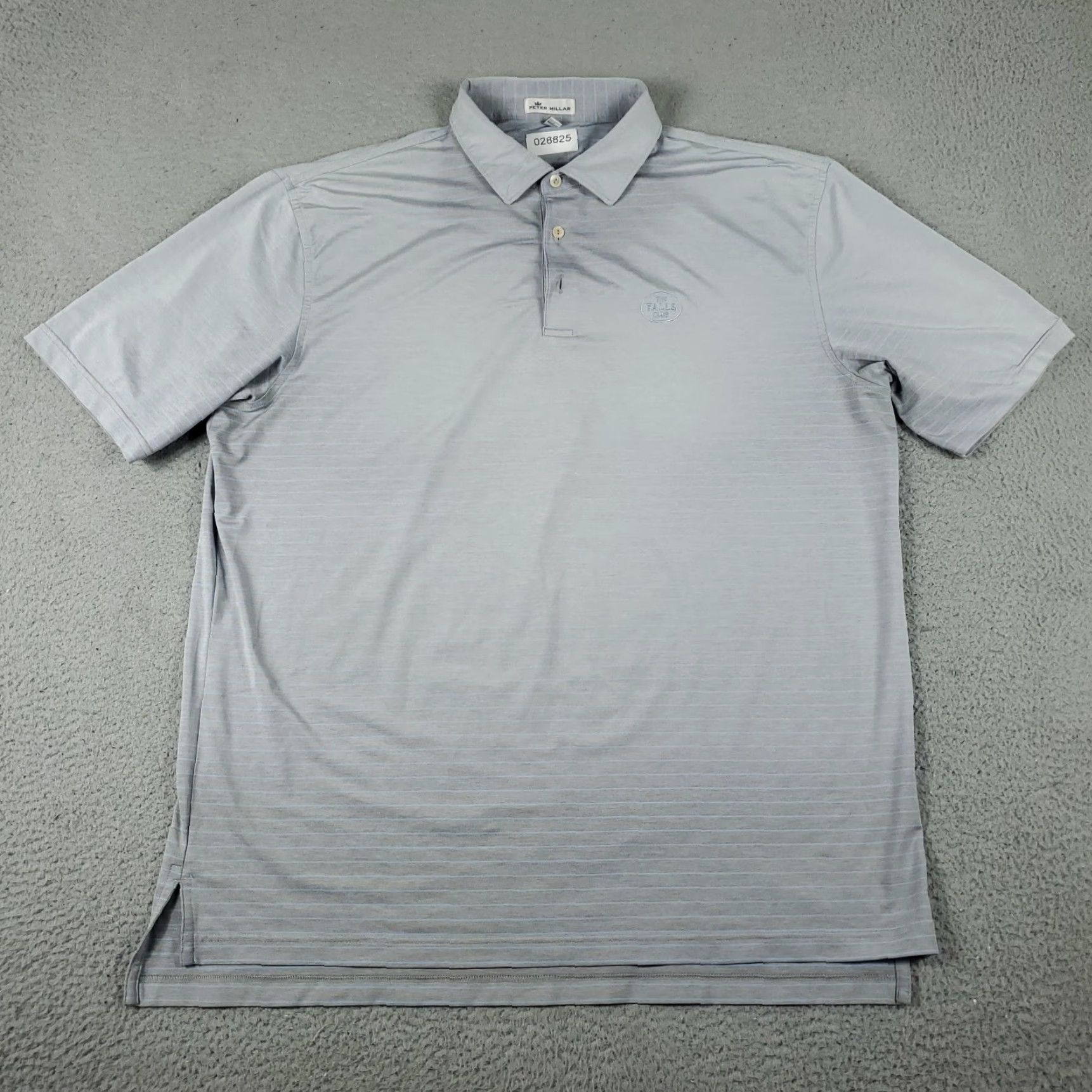 Peter Millar Peter Millar Shirt Mens XL Blue Gray Striped Golf Casual Short Sleeve Size US XL / EU 56 / 4 - 3 Thumbnail
