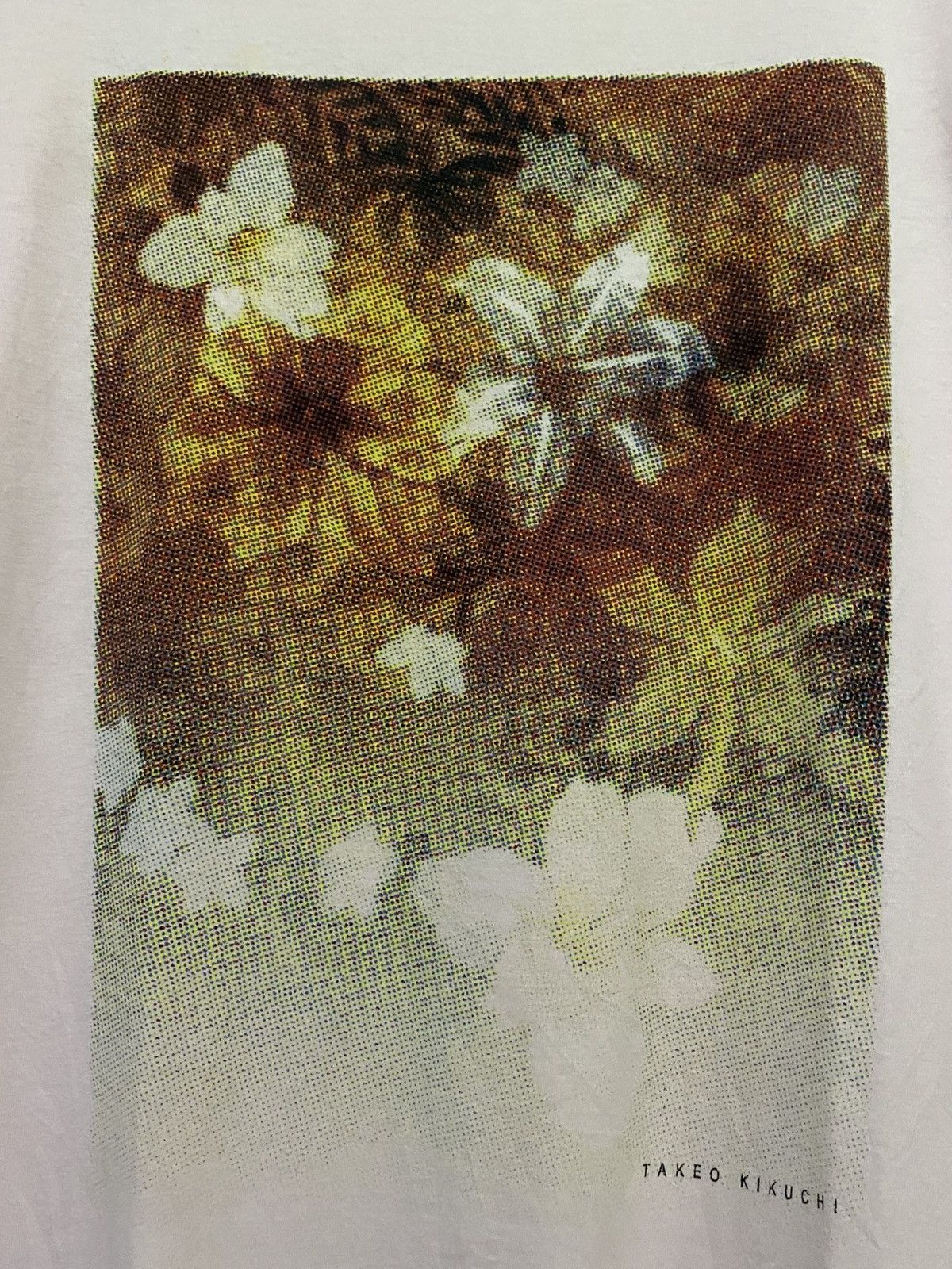 Designer × Japanese Brand × Takeo Kikuchi TAKEO KIKUCHI Blossom Flower Painting Art Tshirt Size US M / EU 48-50 / 2 - 2 Thumbnail