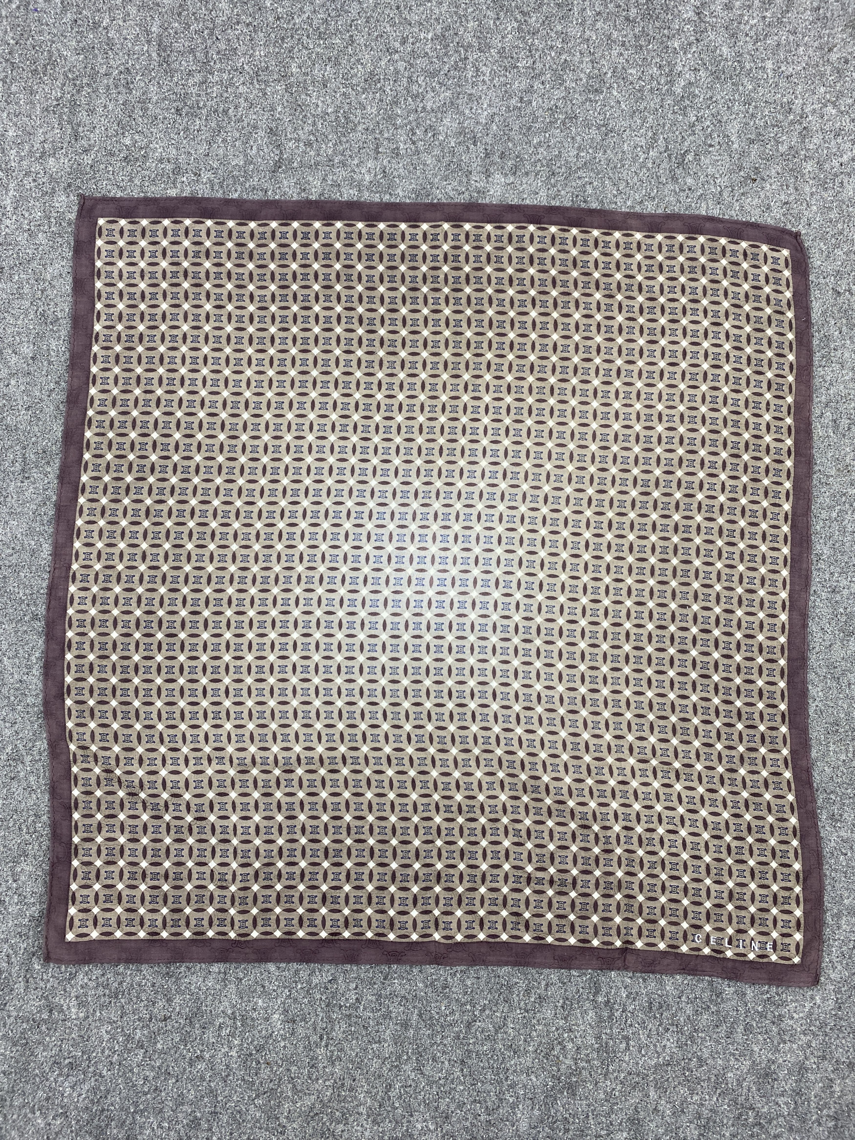 Celine Vintage Celine Handkerchief / Neckerchief HKC1132 Size ONE SIZE - 4 Thumbnail