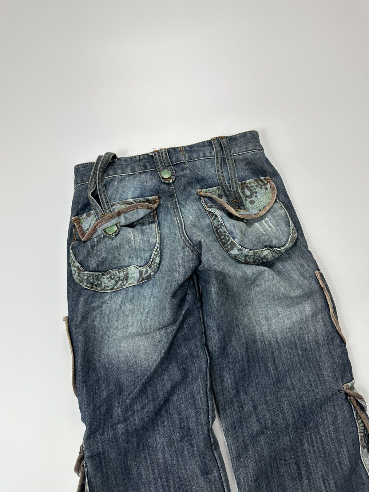 Dsquared2 Dsquared2 Cargo Multipocket Baggy Jeans 28 Size Y2K Fit Size 28" / US 6 / IT 42 - 8 Thumbnail