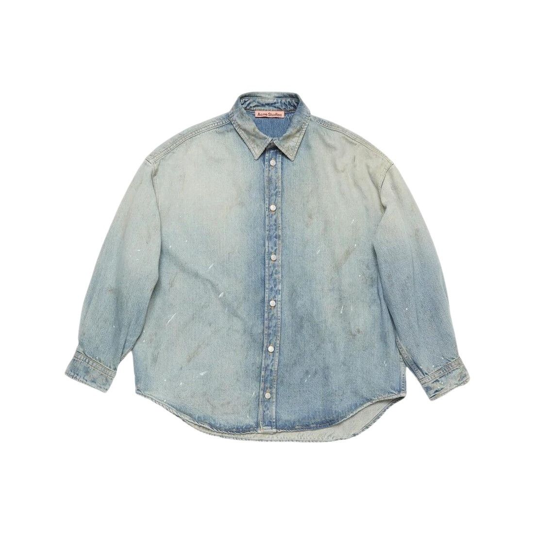 Acne Studios Acne Studios Cotton-Lyocell Button Up Shirt L Size US L / EU 52-54 / 3 - 1 Thumbnail