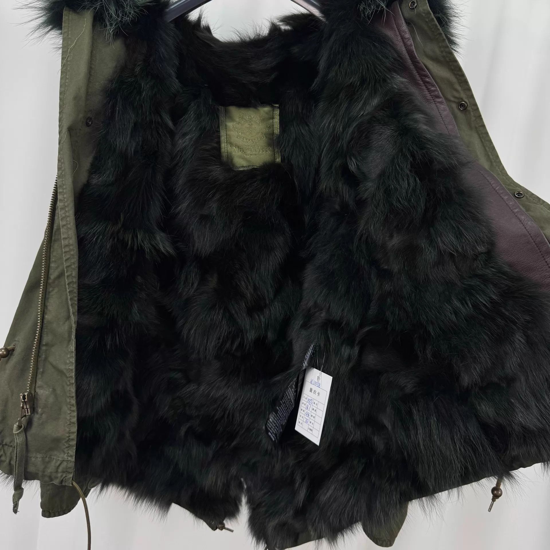MR & MRS ITALY Mr&Mrs Embroidered Beaded Fox Fur Parka XXS 98New Size XXS / US 00 / IT 34 - 7 Thumbnail