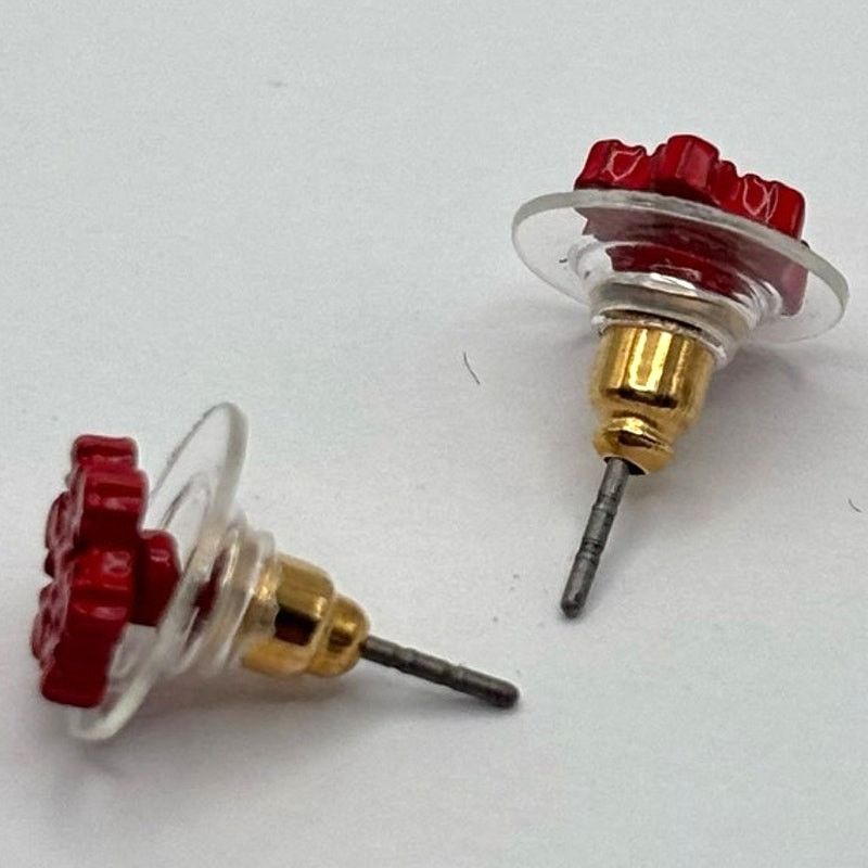 Other Red Snowflake Earrings Size ONE SIZE - 4 Thumbnail