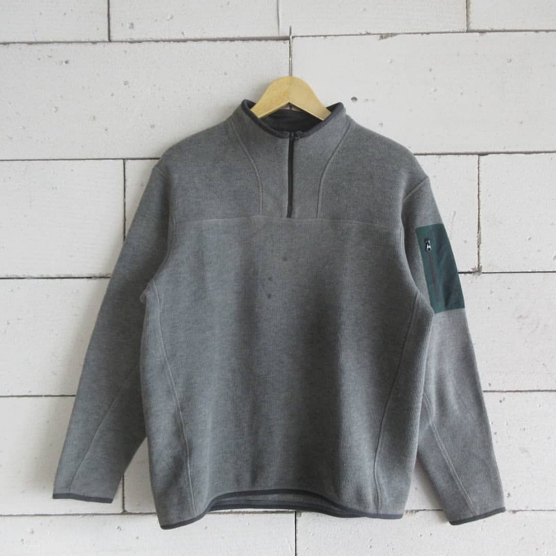 Arcteryx halfzipper sweater Corvet Fleece in grey warm canad
