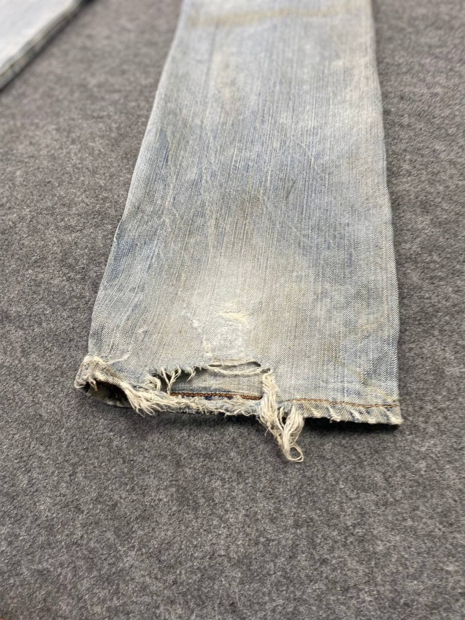 Edwin vintage edwin 505zx selvedge distressed denim Size US 34 / EU 50 - 9 Thumbnail
