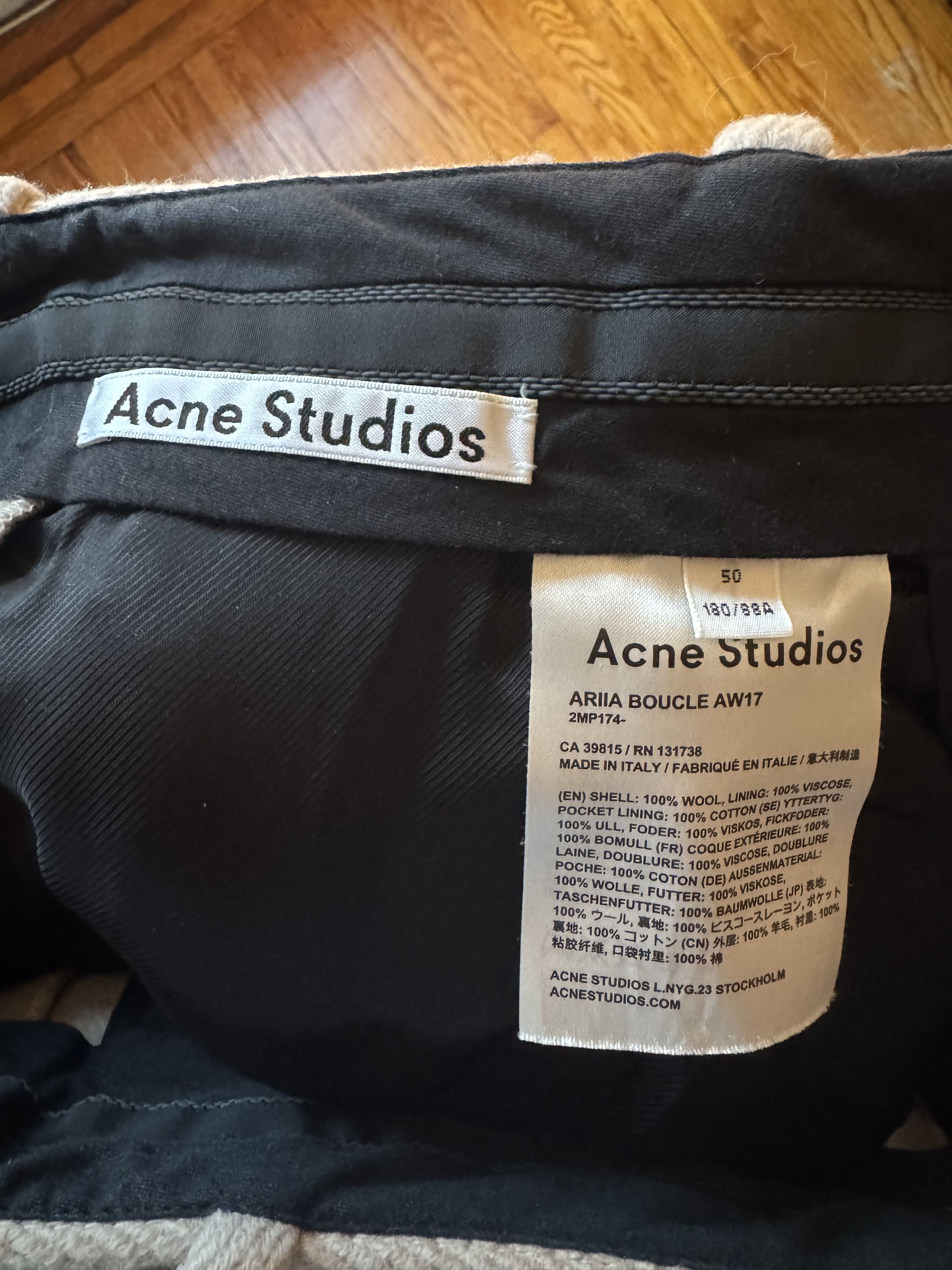 Acne Studios Acne Studios Ariia Boucle Runway AW17 Size US 31 - 3 Thumbnail