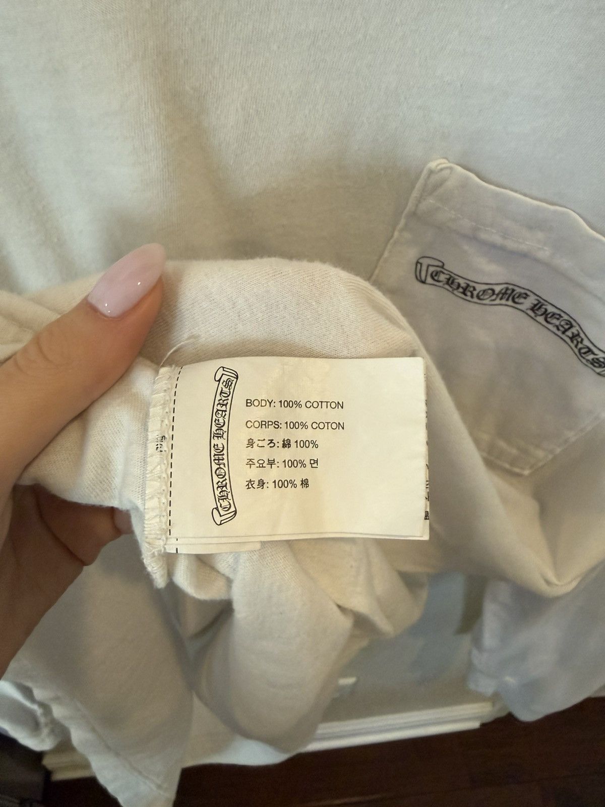 Chrome Hearts Chrome Hearts Long Sleeve T-Shirt Script Size US XL / EU 56 / 4 - 5 Thumbnail