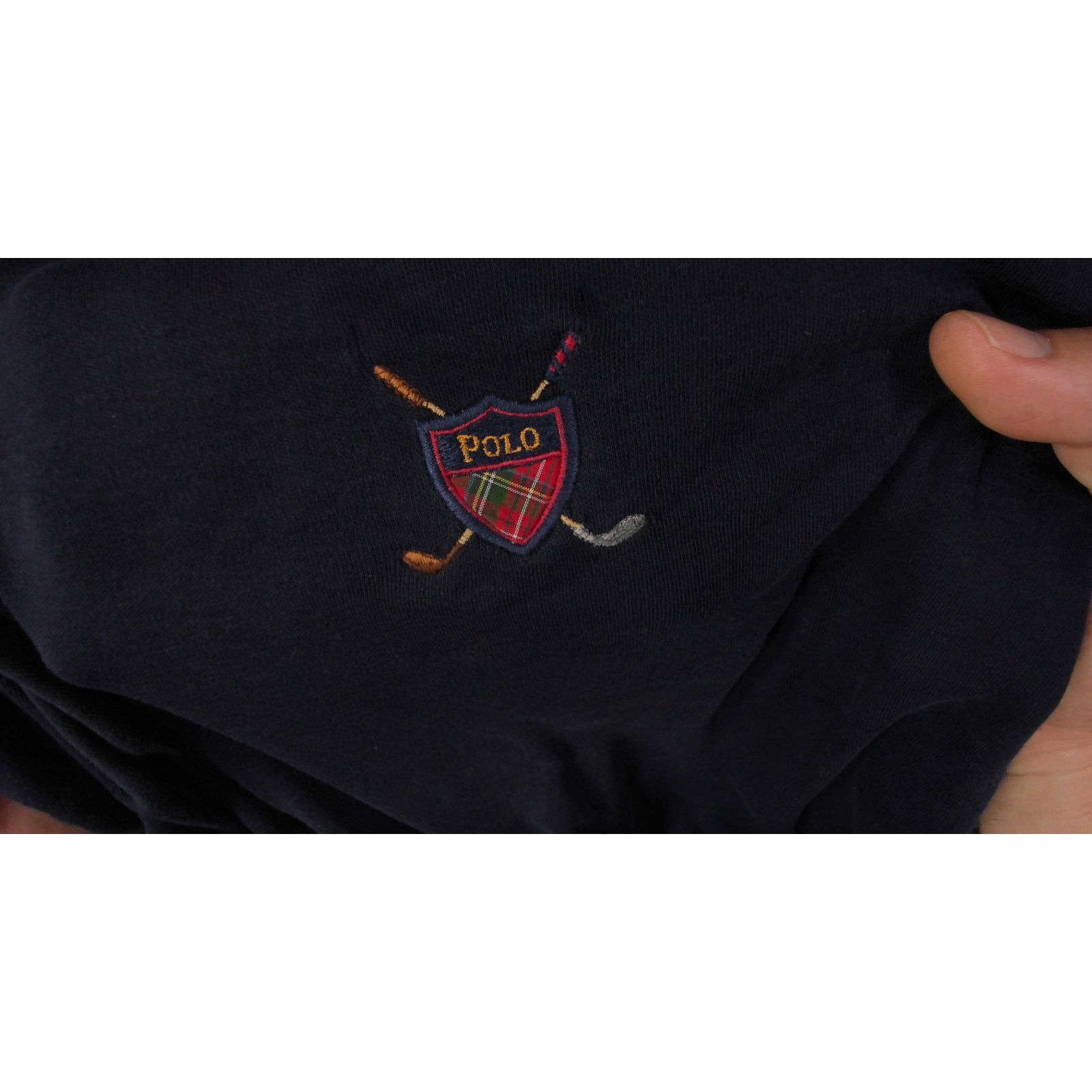 Polo Ralph Lauren Polo Ralph Lauren VTG 90s Sun Faded Boxy Golf Crest Polo XXL Size US XXL / EU 58 / 5 - 6 Thumbnail