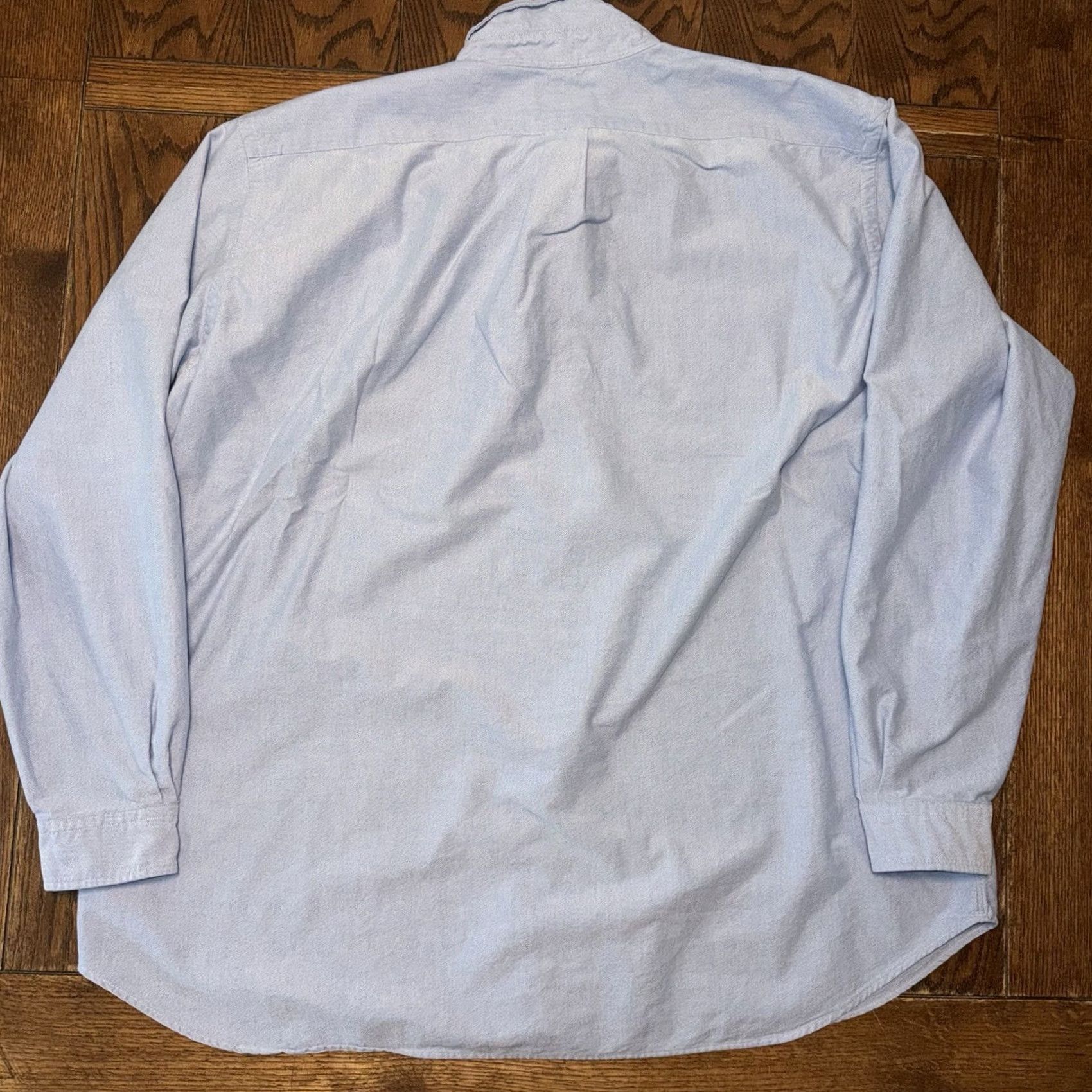 Polo Ralph Lauren Polo Ralph Lauren Button-Front Shirt Mens 3XLT Blue Long Sleeve Cotton Big Tall Size US XXL / EU 58 / 5 - 4 Thumbnail