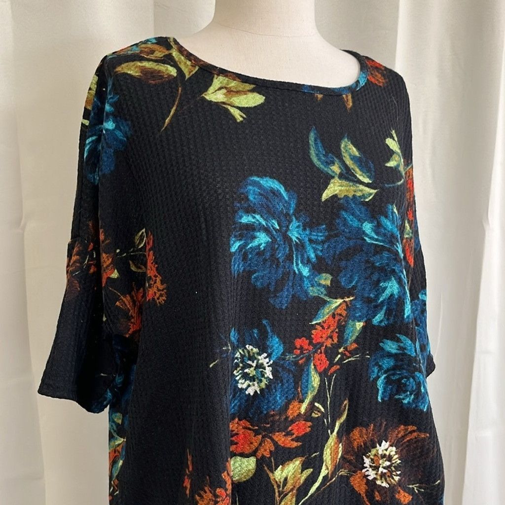 Lilly Pulitzer Lildy Floral Tunic Size L / US 10 / IT 46 - 2 Thumbnail
