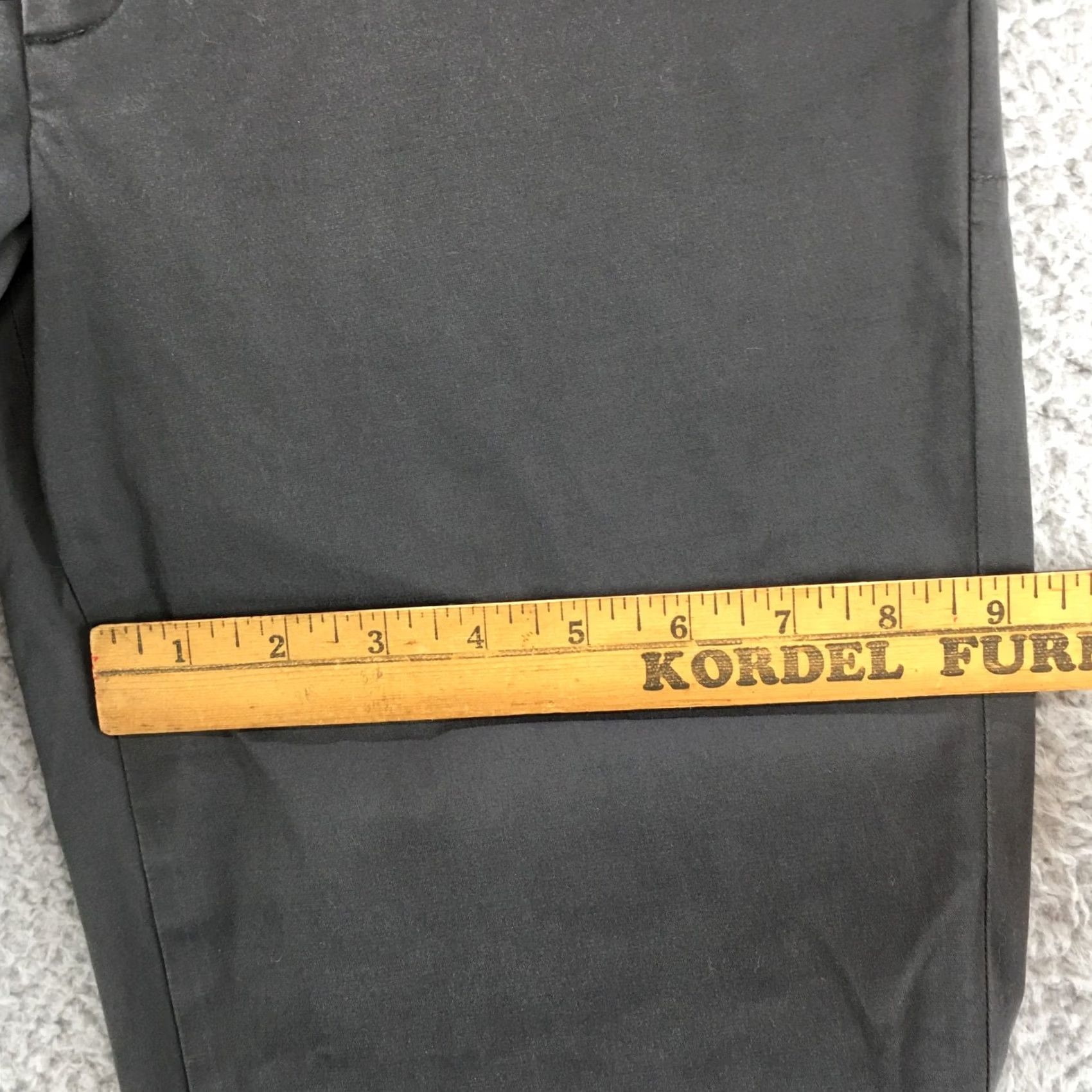 Calvin Klein Calvin Klein Dress Pants Women's 4 Grey Mid Rise Bootcut Pockets Slit Flat Front Regular Inseam 29 in Pants Size 27" / US 4 / IT 40 - 6 Thumbnail