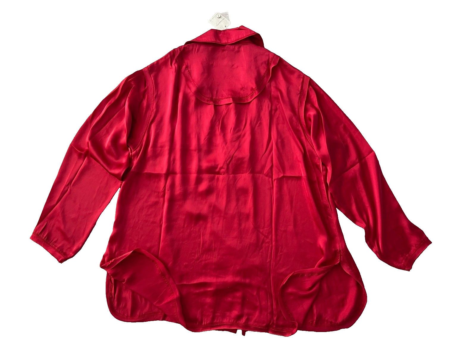 Free People Free People Like Honey Pajama PJ Shirt Garnet Ruby Red Size XS / US 0-2 / IT 36-38 - 6 Thumbnail