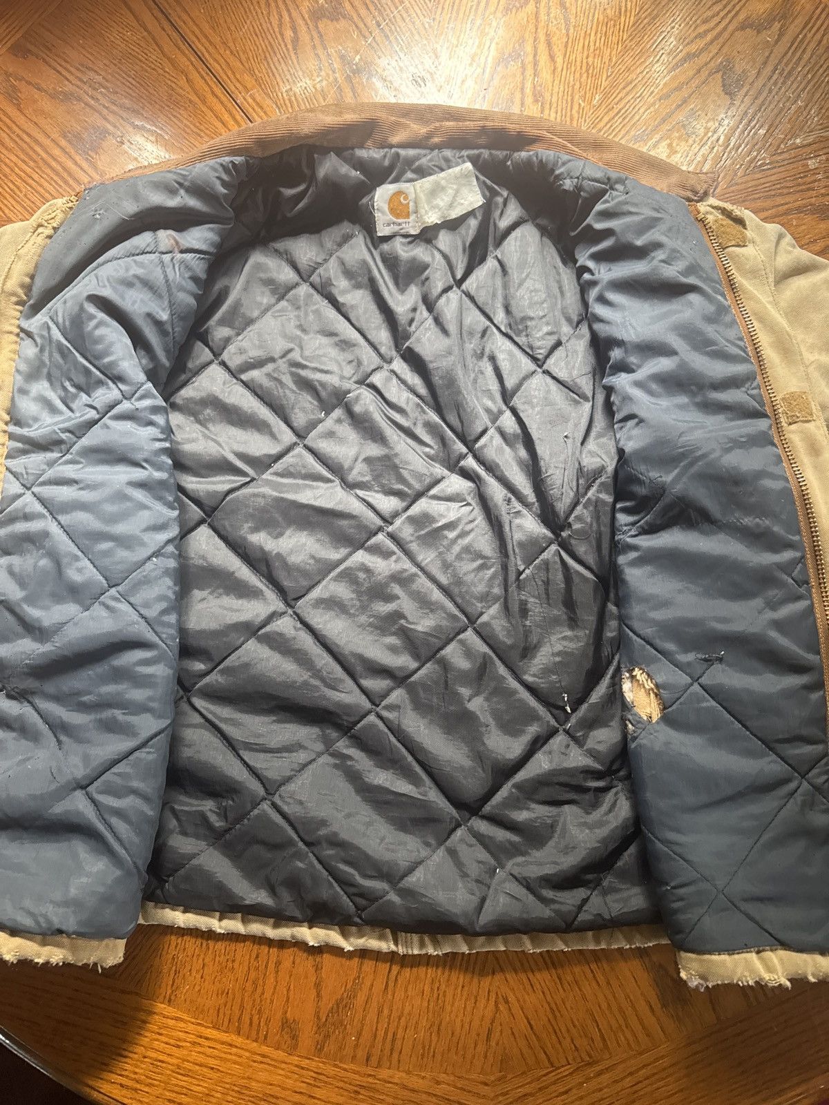 Carhartt Vintage Carhartt Detroit J02 Jacket -Heavy Patina, Thrashed Size US L / EU 52-54 / 3 - 3 Thumbnail