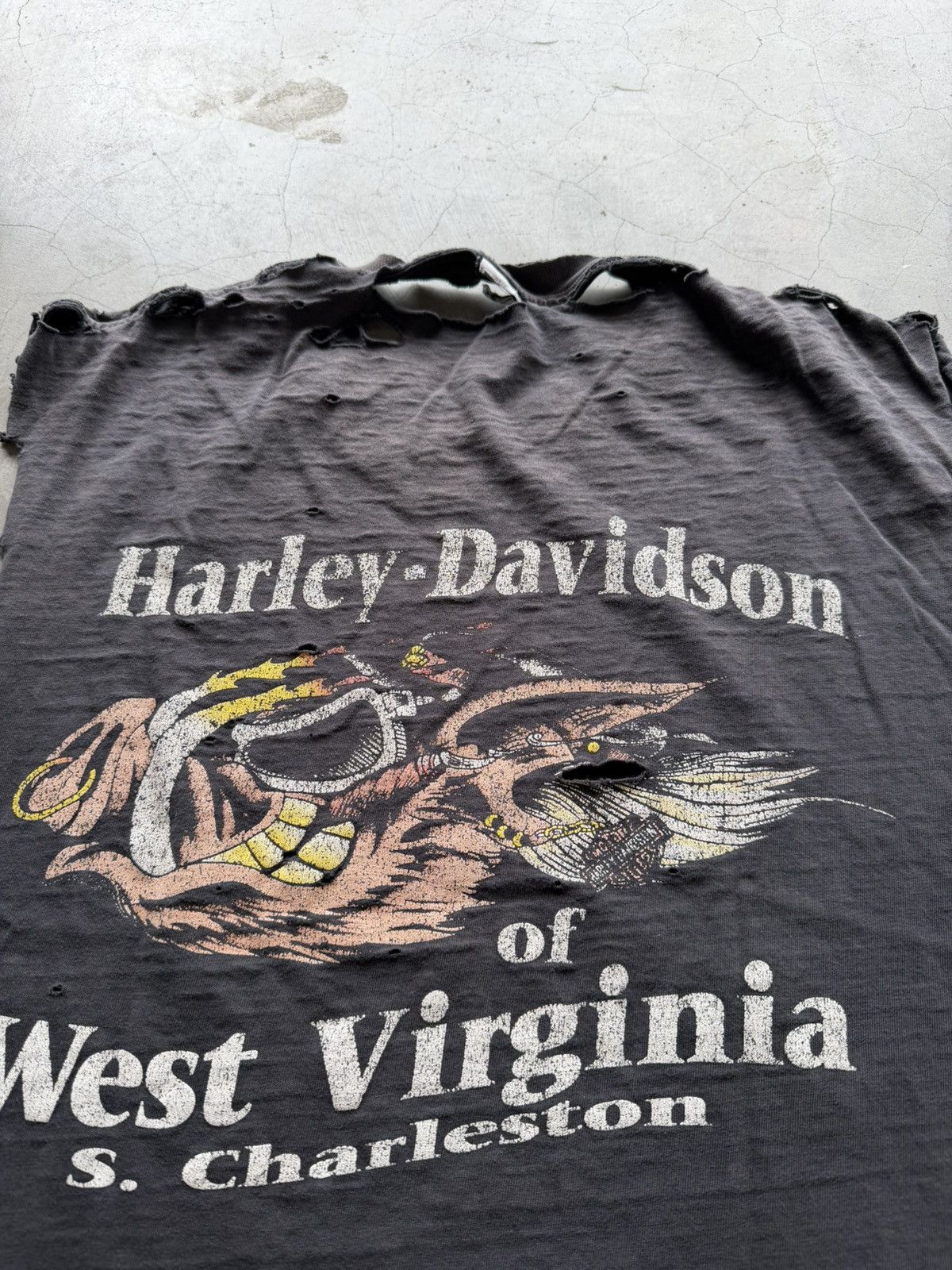 Vintage 90s Harley Cutoff Size US XL / EU 56 / 4 - 7 Thumbnail