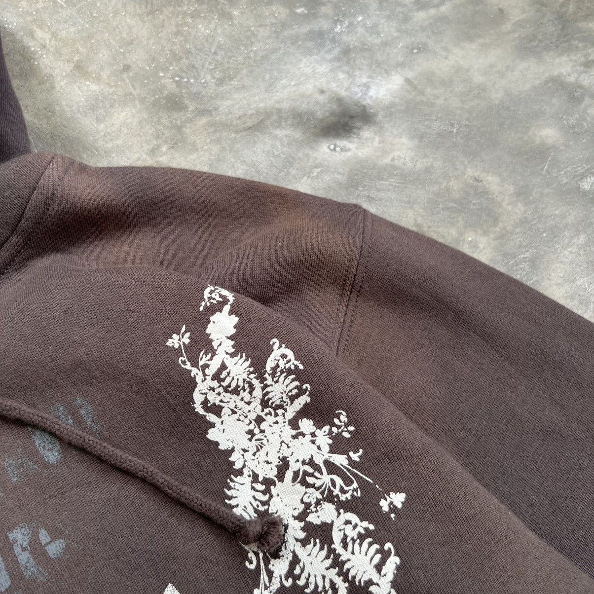 Seditionaries 2000s Bay Leaf Vkei Style Faded Poem Skull Hoodie Size US M / EU 48-50 / 2 - 4 Thumbnail