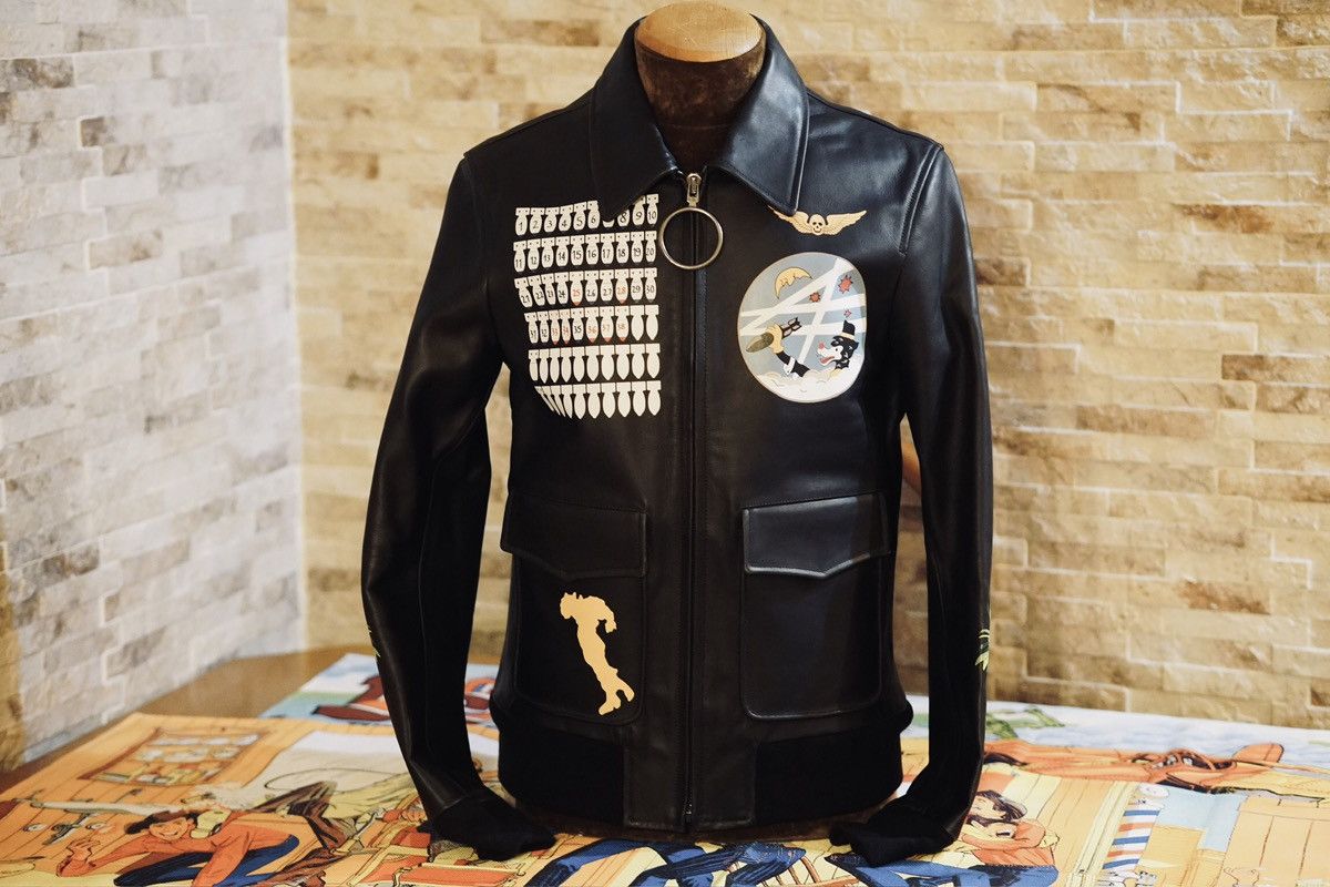 Vintage A-2 bomber jacket Size US M / EU 48-50 / 2 - 1 Thumbnail