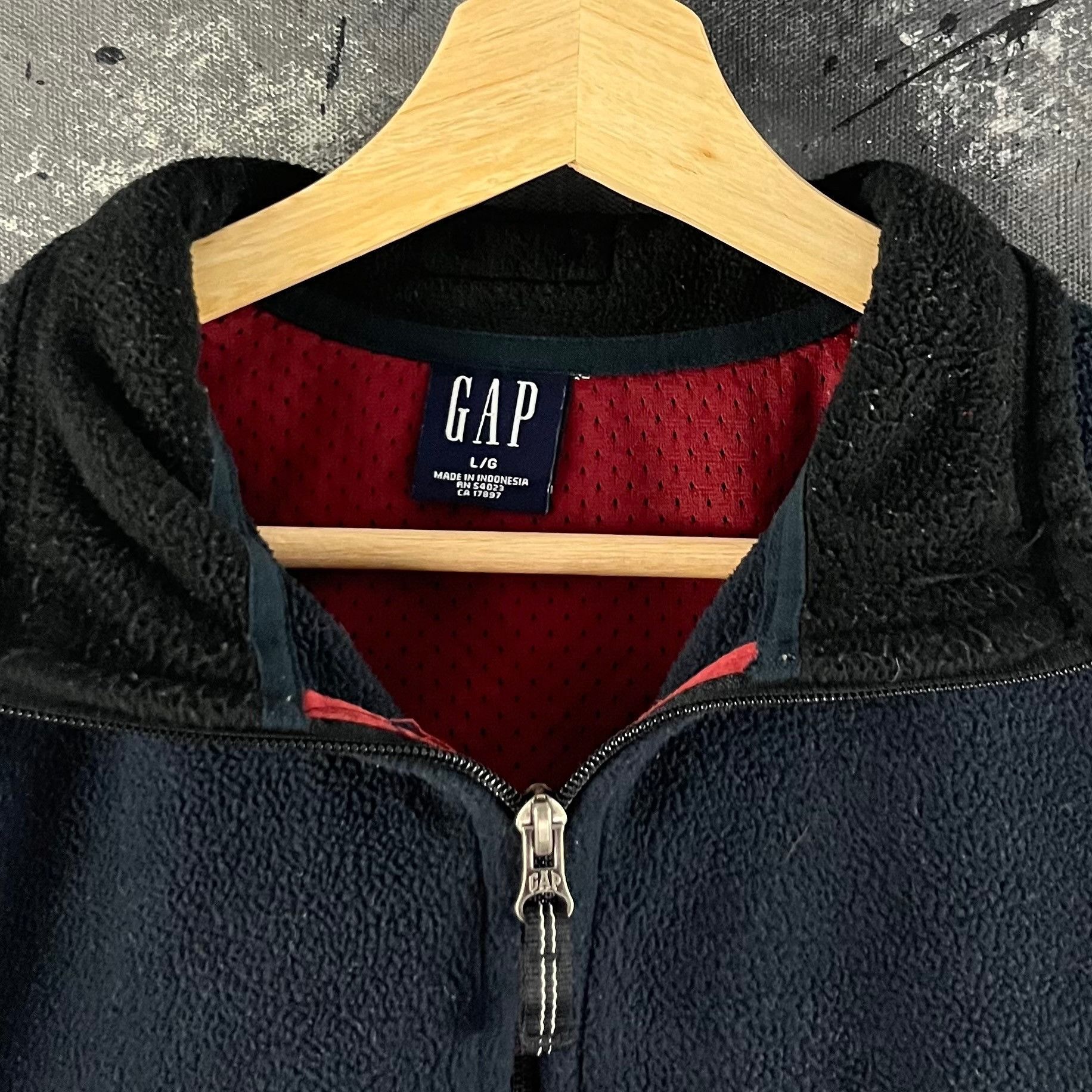 Gap × Vintage Vintage Y2K Gap fleece Size US L / EU 52-54 / 3 - 3 Thumbnail