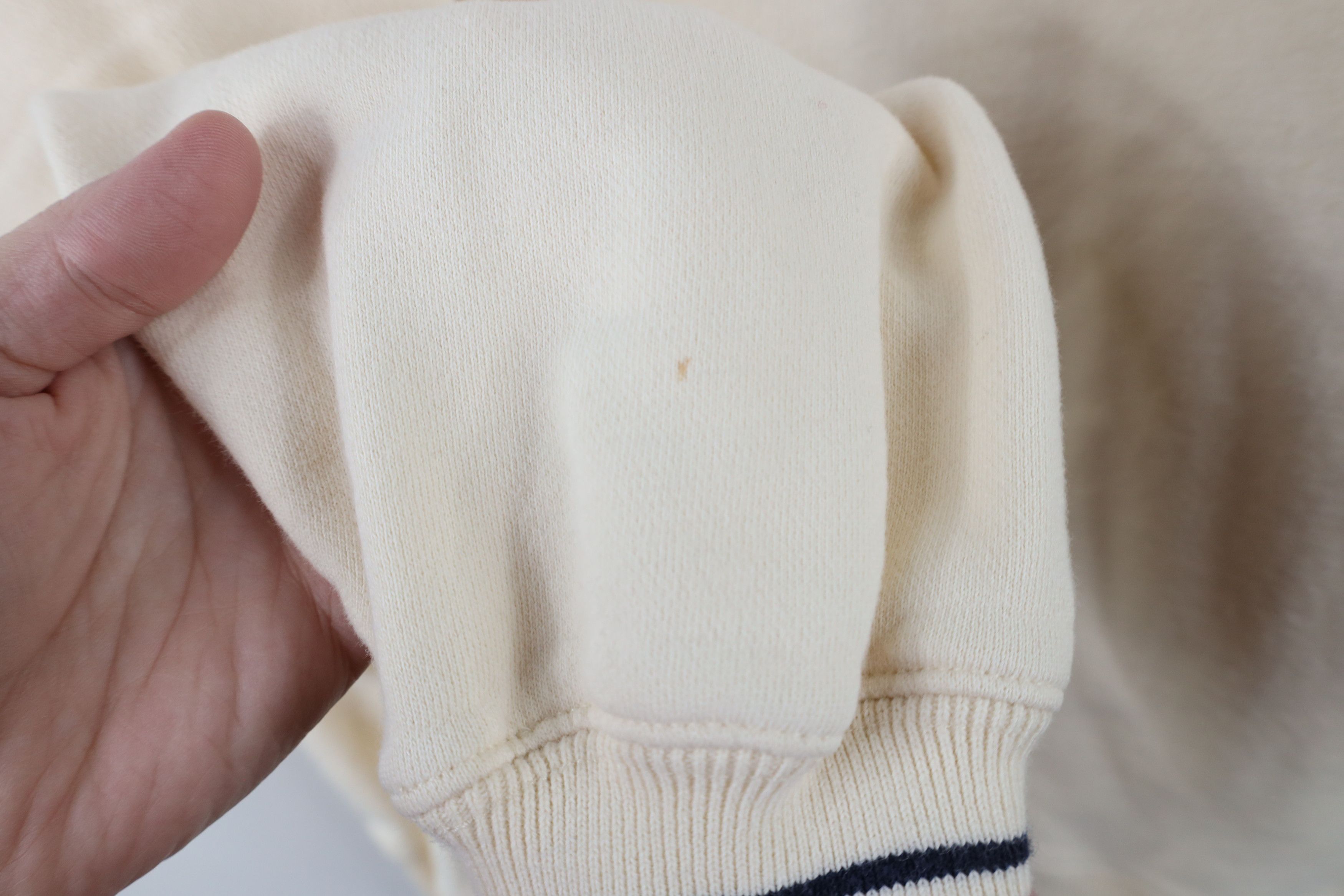 Nautica × Vintage Vintage 90s Nautica Spell French Terry Collared Sweatshirt Size US L / EU 52-54 / 3 - 10 Thumbnail