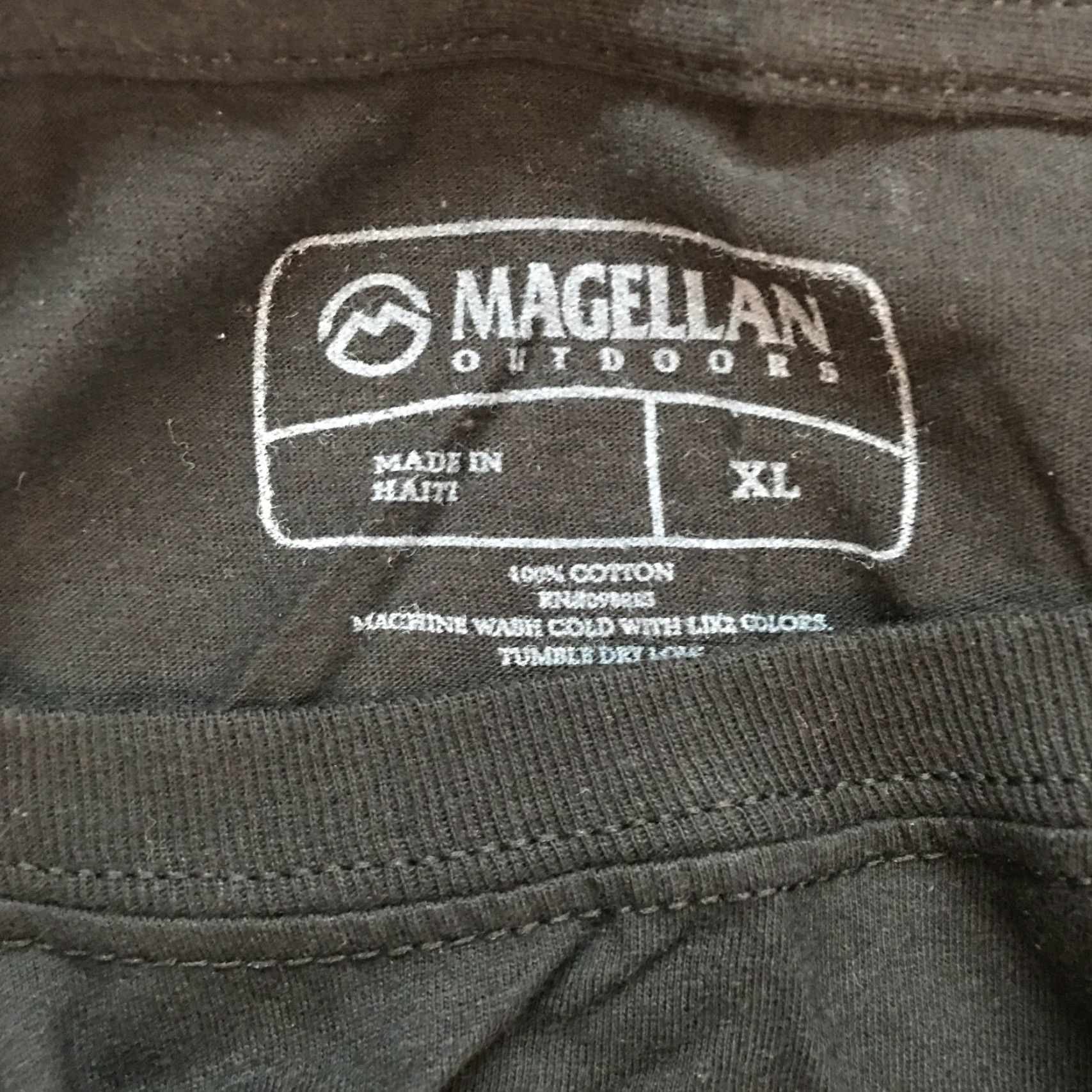 Vintage Magellan Outdoors Hunt Graphic Print T Shirt Mens XL Black Short Sleeves Crew Neck 100% Cotton Easy to Wear Size US XL / EU 56 / 4 - 5 Thumbnail