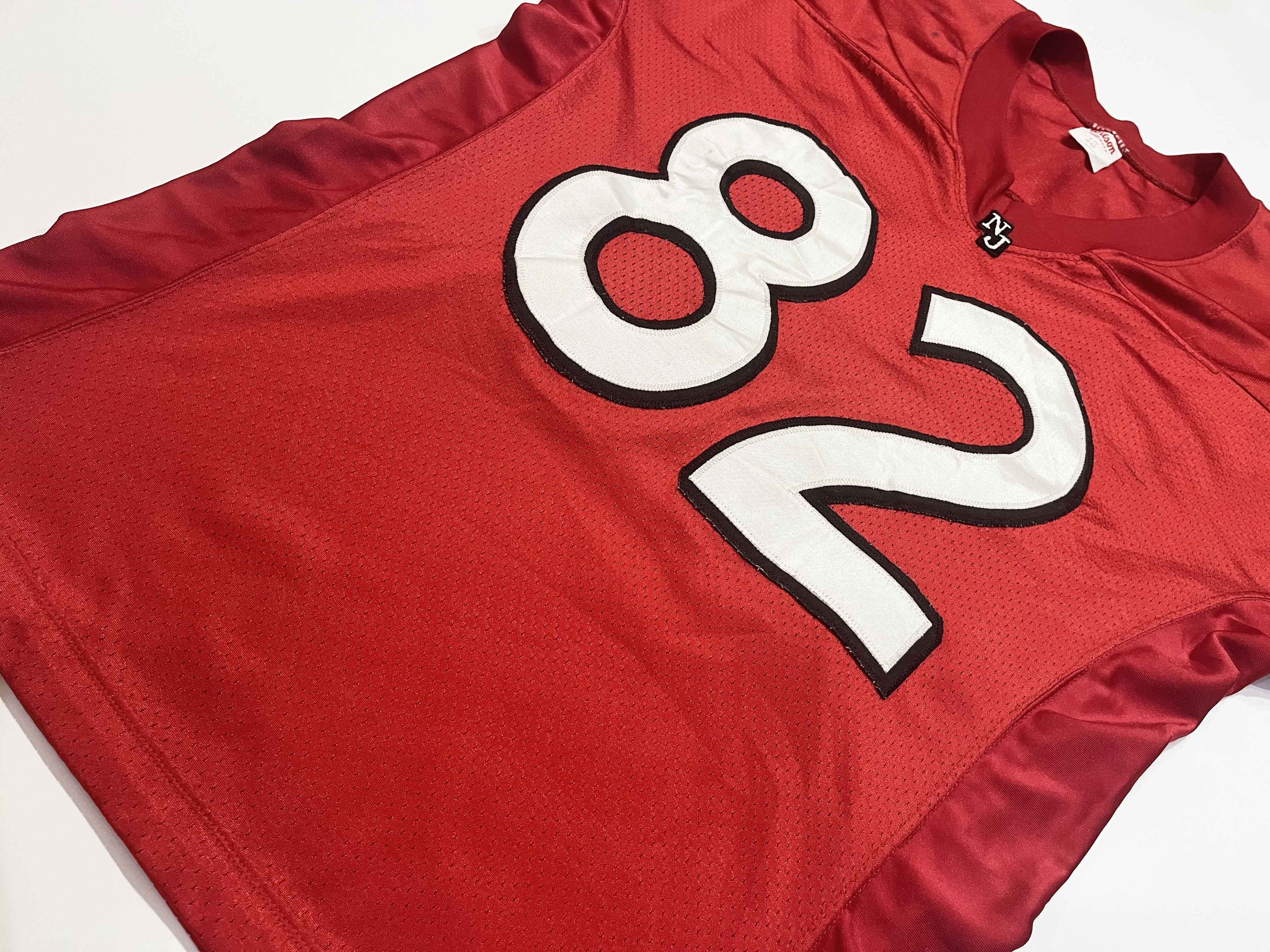 Wilson Vintage Wilson New Jersey Rutgers #82 NCAA Football Jersey Size US L / EU 52-54 / 3 - 7 Thumbnail