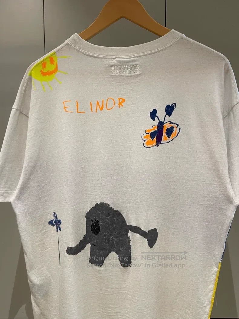 Vetements Vetements White animal painting graffiti logo short-sleeve Size US XS / EU 42 / 0 - 5 Thumbnail