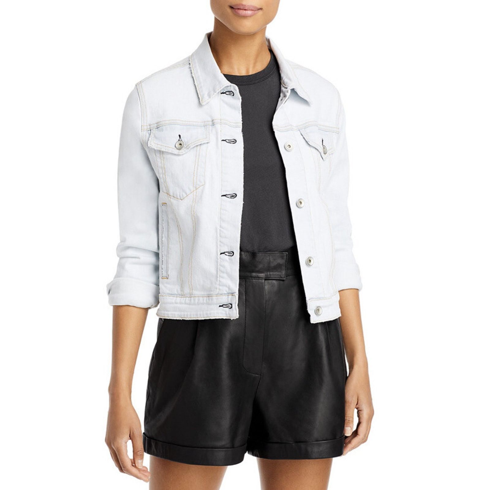 Rag & Bone rag & bone Nico Denim Jacket in Ditch Plains Size M A003005 Size M / US 6-8 / IT 42-44 - 1 Thumbnail