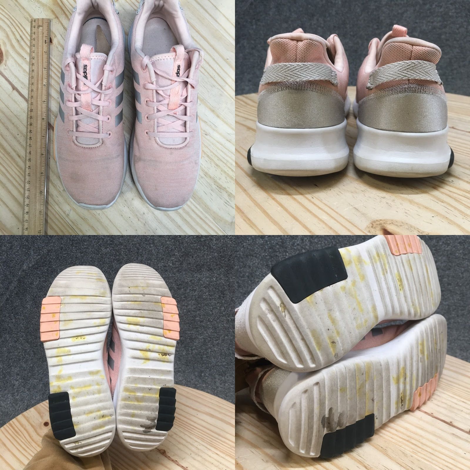 Adidas Adidas Cloudfoam QT Racer Womens Shoes Sneakers 7 Pink Silver Running Athletic Shoe Sports Casual Sneakers Ladies Size US 7 / IT 37 - 8 Thumbnail