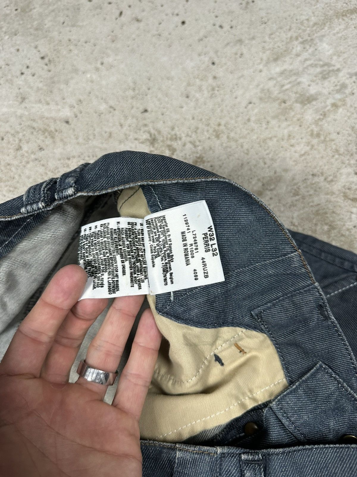 Lee × Vintage Vintage Y2K Lee Works of Denim Navy Denim Pants Jeans Size US 32 / EU 48 - 8 Thumbnail