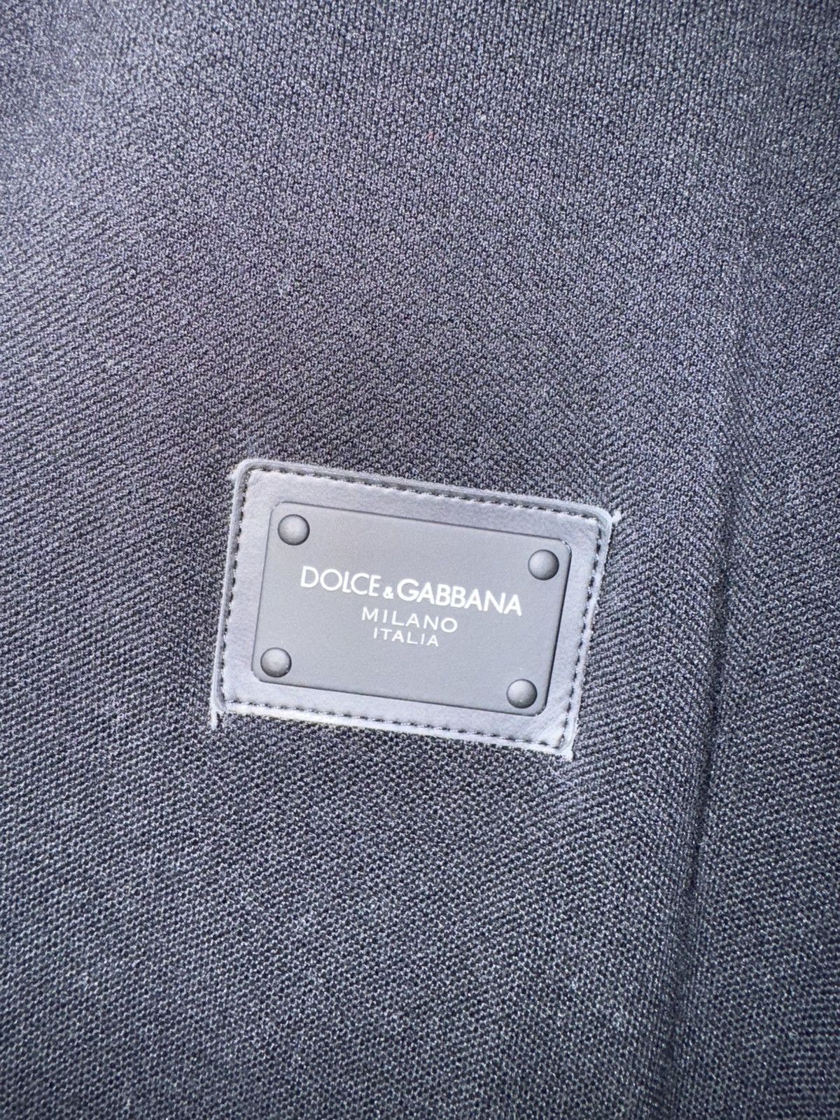 Dolce & Gabbana Dolce & Gabbana Black Logo Patch Polo Shirt Size US M / EU 48-50 / 2 - 3 Thumbnail