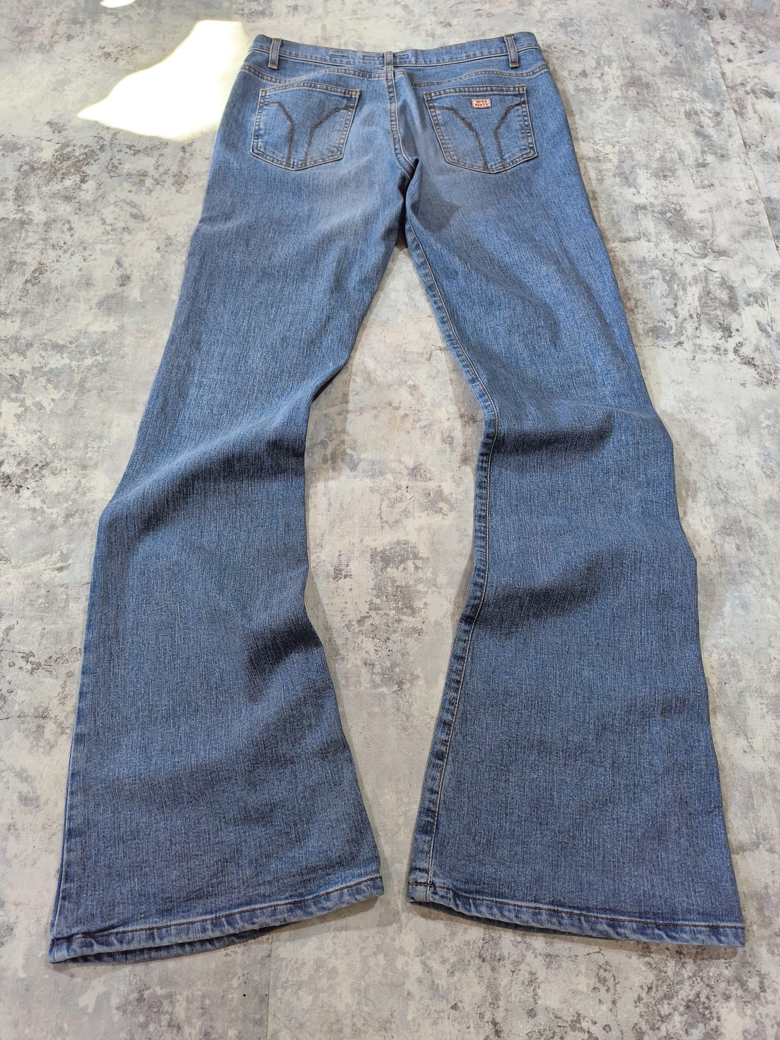 Miss Sixty VINTAGE MISS SIXTY FLARE JEANS BOOTCUT GRUNGE Size 30" / US 8 / IT 44 - 5 Thumbnail