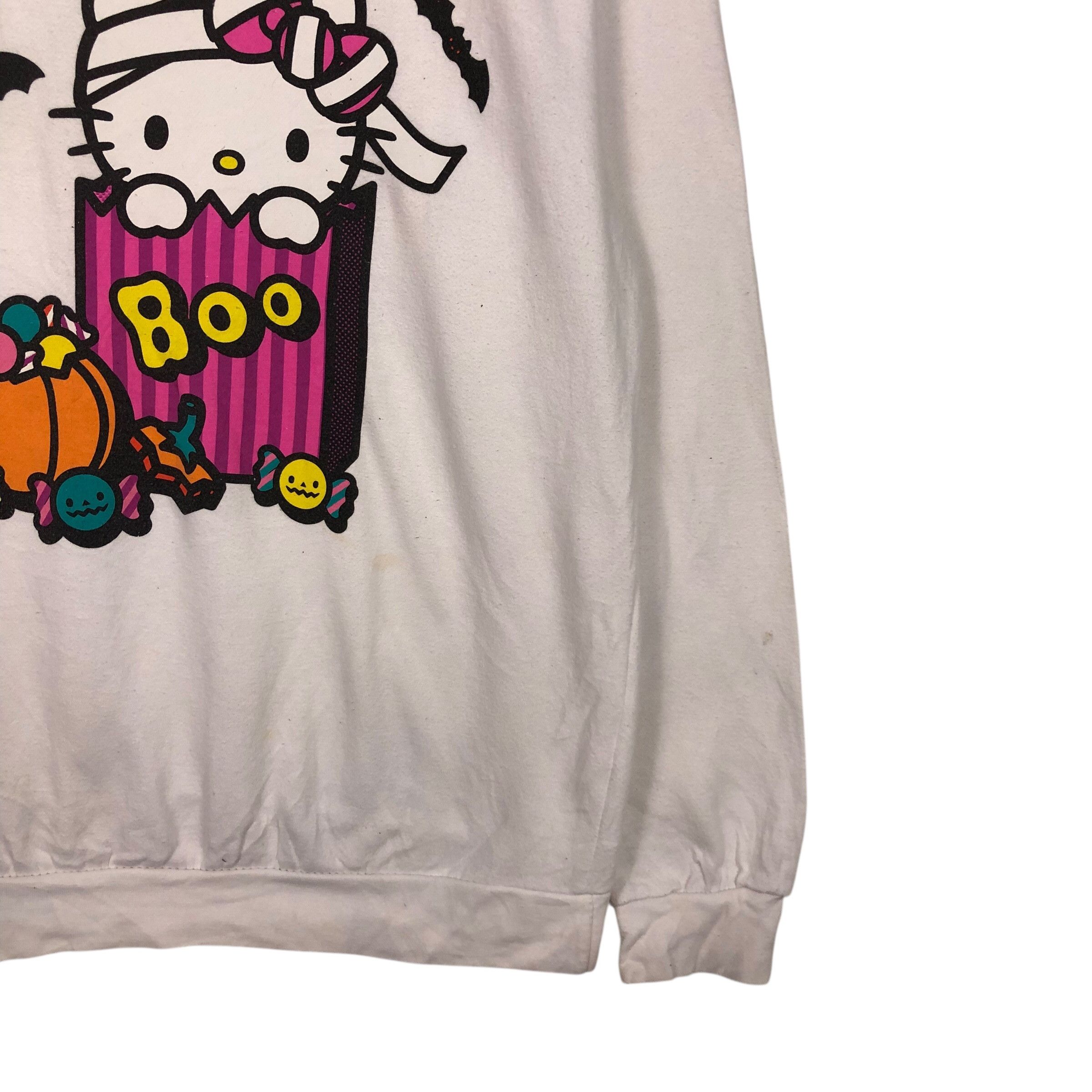 Japanese Brand 📌Vintage Sweatshirt Cewneck Hello Kitty Big Logo Size US M / EU 48-50 / 2 - 6 Thumbnail
