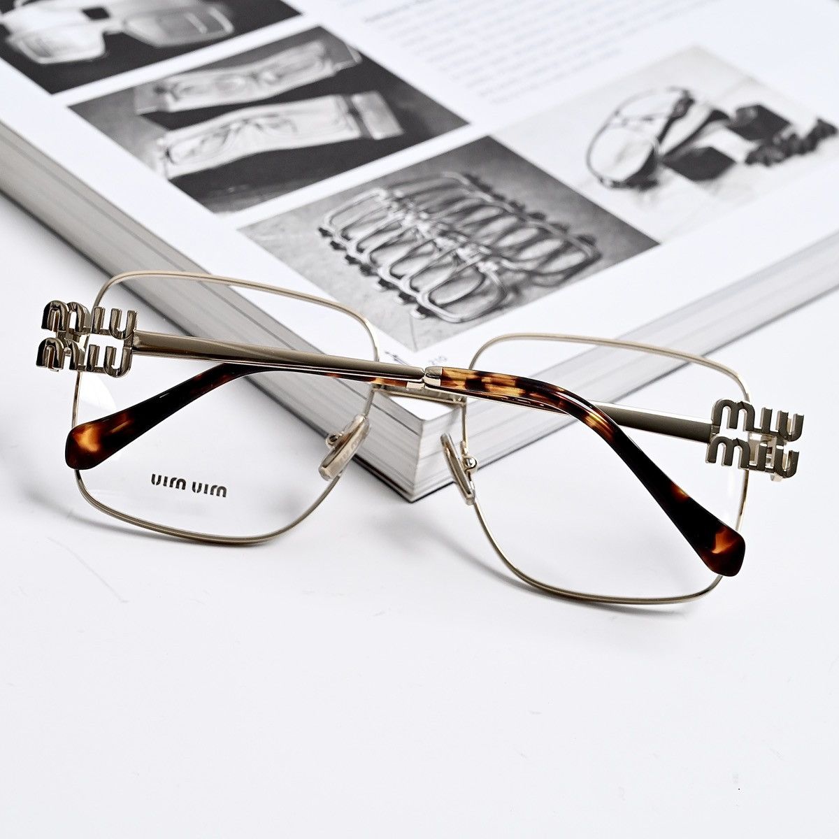 Miu Miu MIU MIU 0MU 51XV GLASSES Size ONE SIZE - 9 Thumbnail