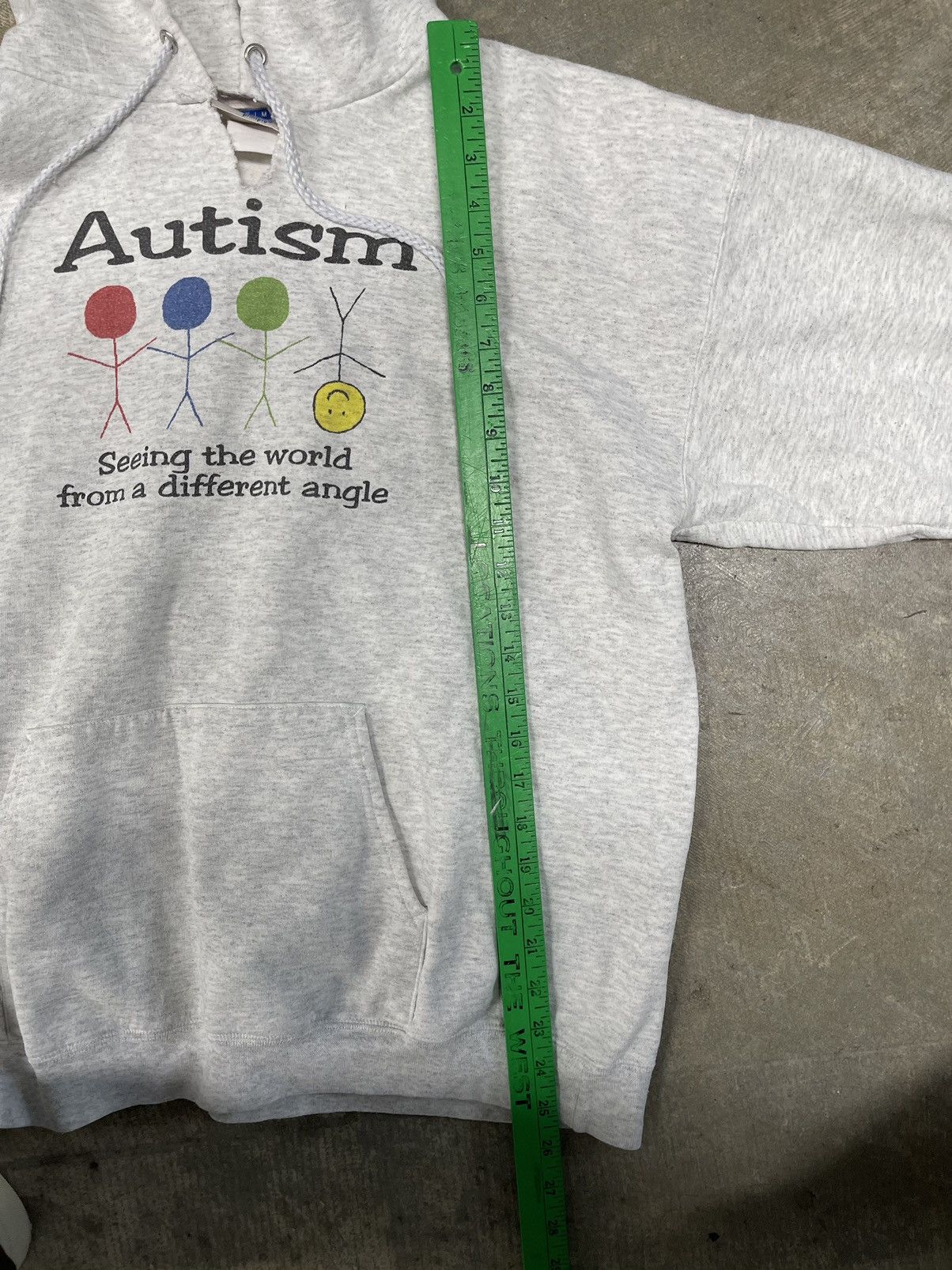 Vintage Autism Seeing The World From Different Angle Hoodie