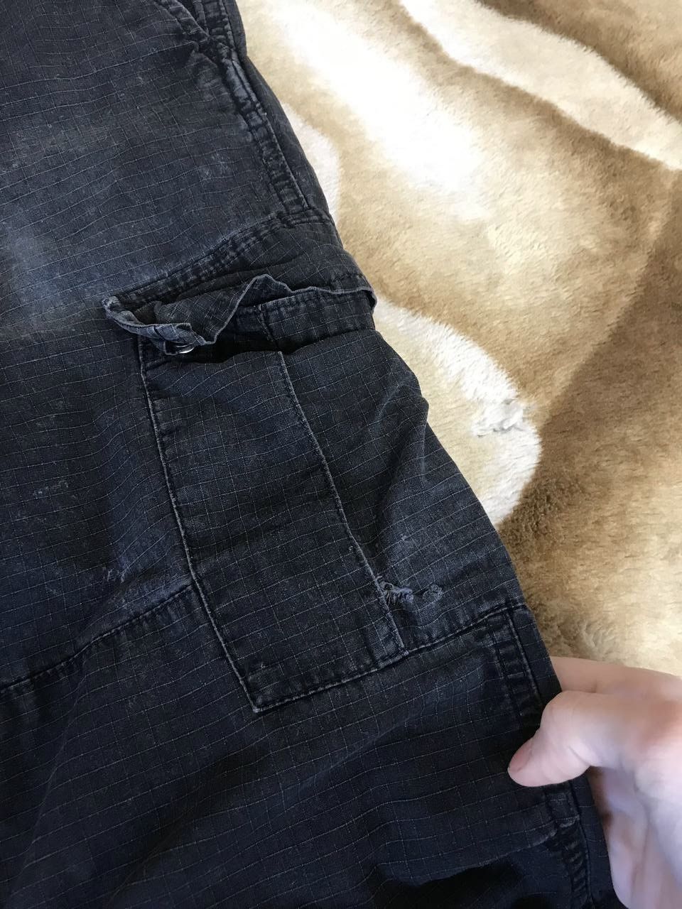 Carhartt 🔥 CARHARTT WIP Cargo Distressed Pants Y2K Thrashed Aviator Size US 32 / EU 48 - 10 Thumbnail